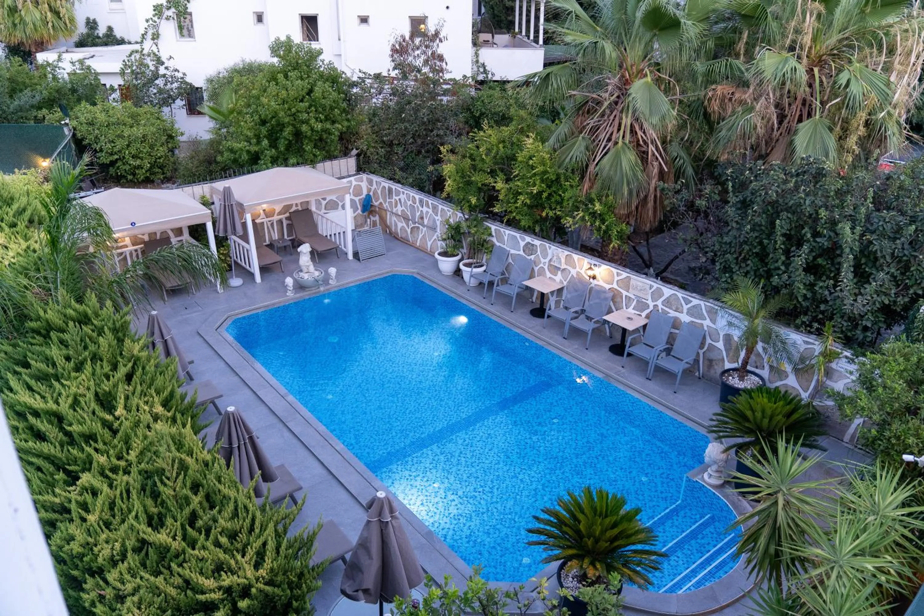 Garden view in Artunc Hotel Bodrum