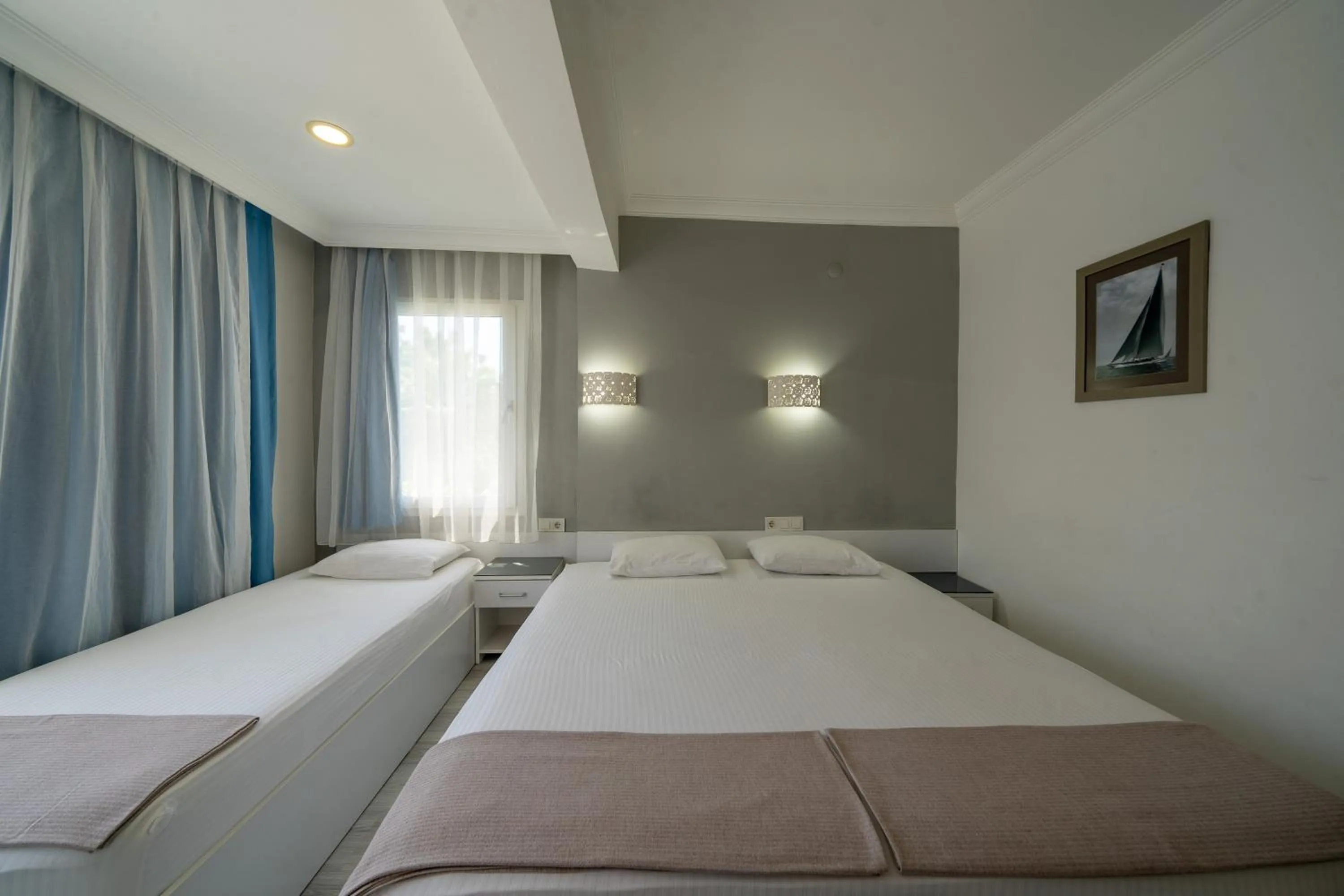 Bedroom, Bed in Artunc Hotel Bodrum
