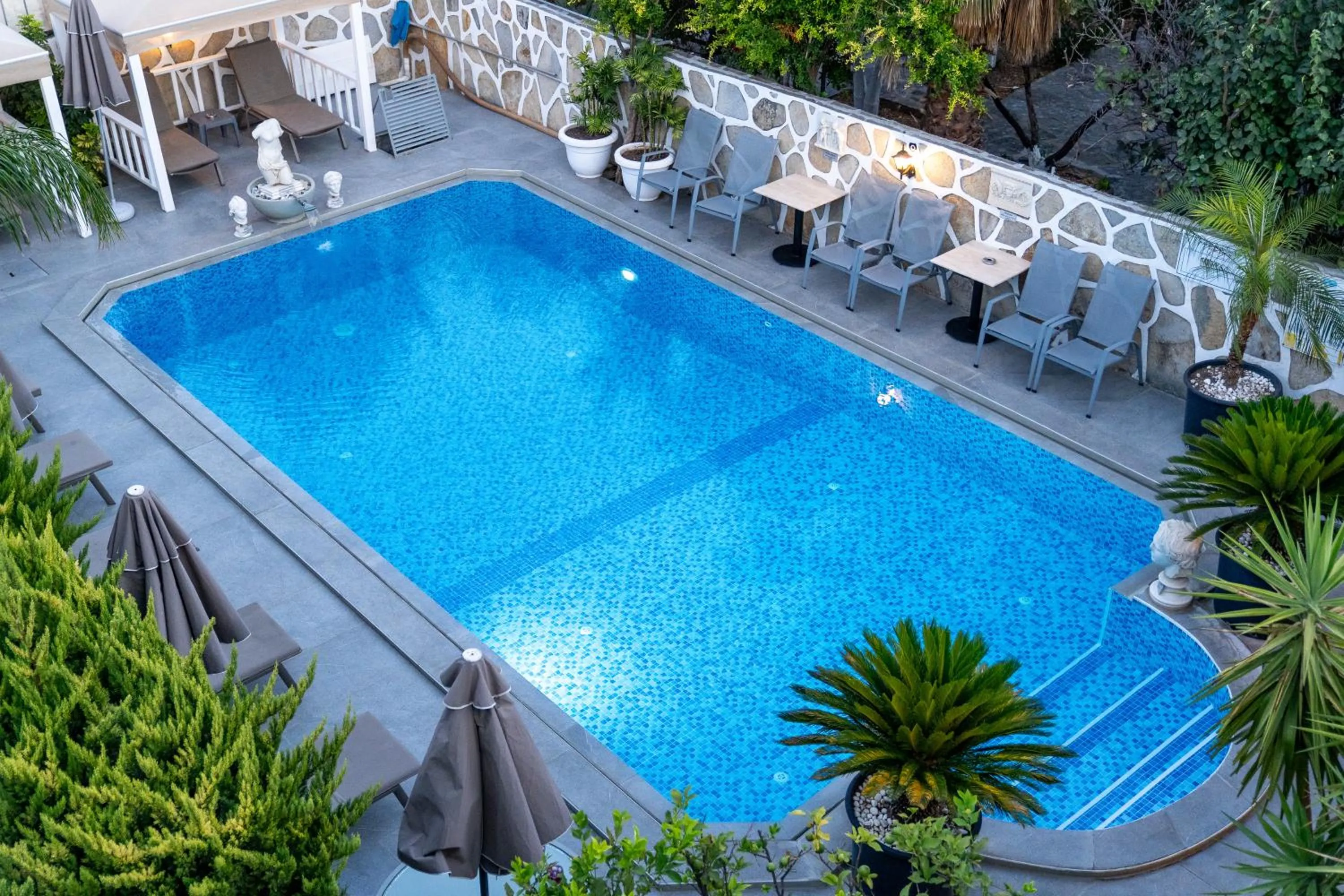 Garden view in Artunc Hotel Bodrum