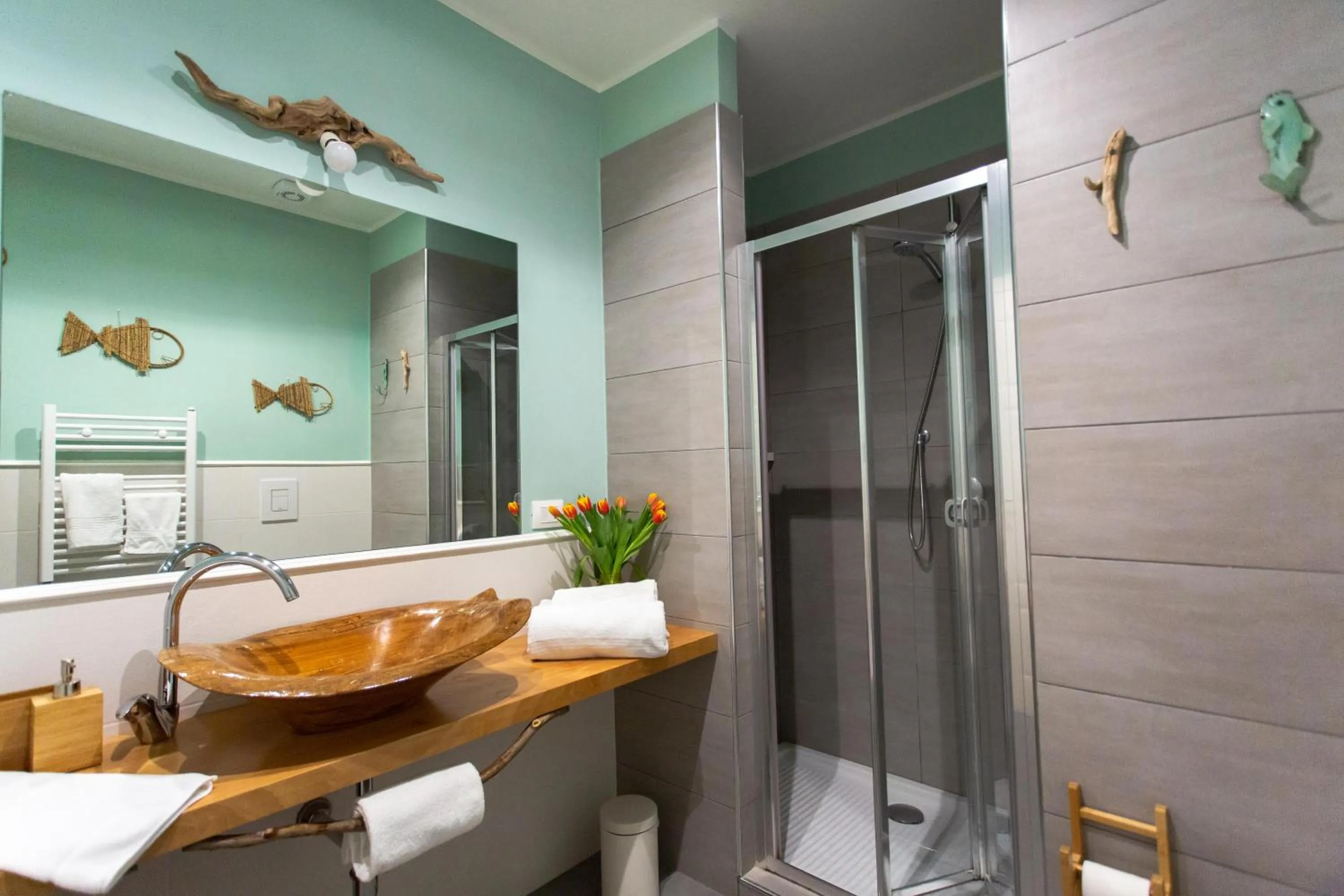 Bathroom in Napoli Bonita b&b