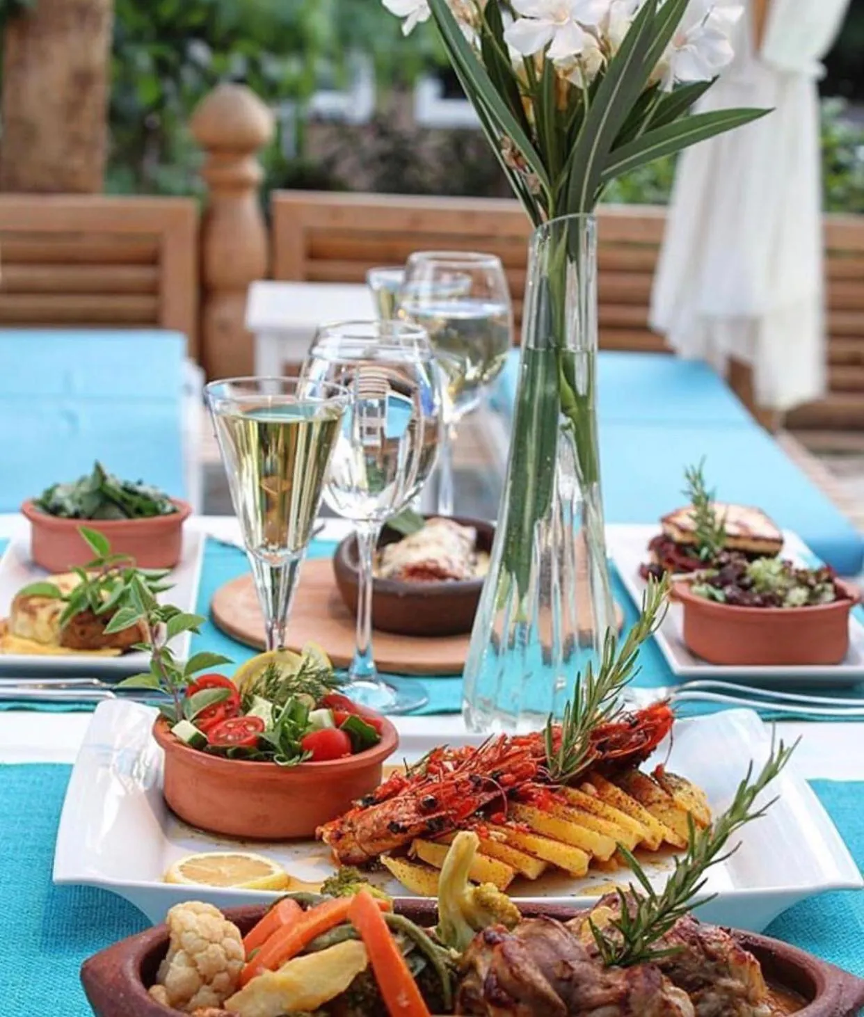 Food close-up in Elixir Hotel