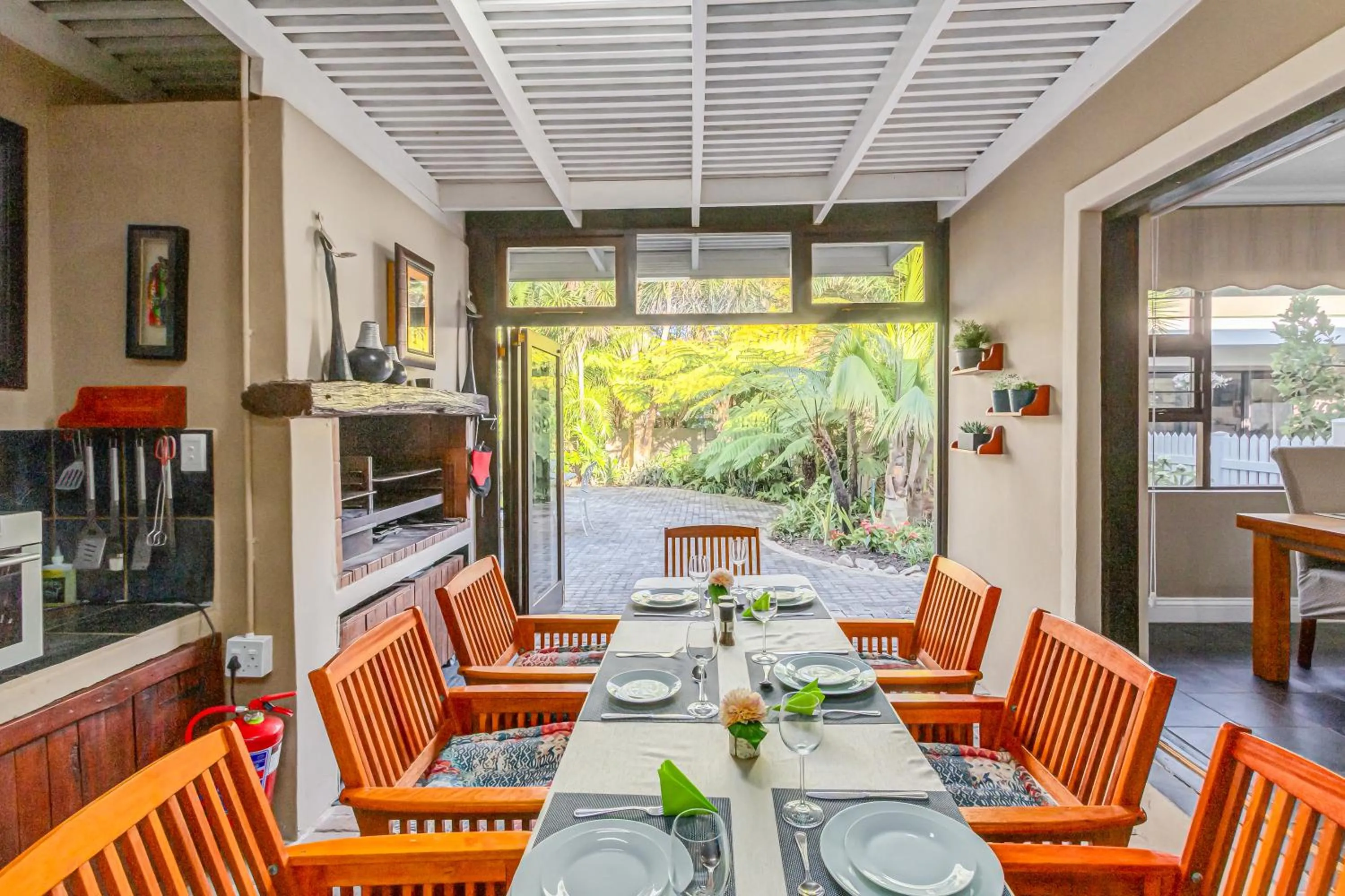 BBQ facilities in Caledon 23 Guest House