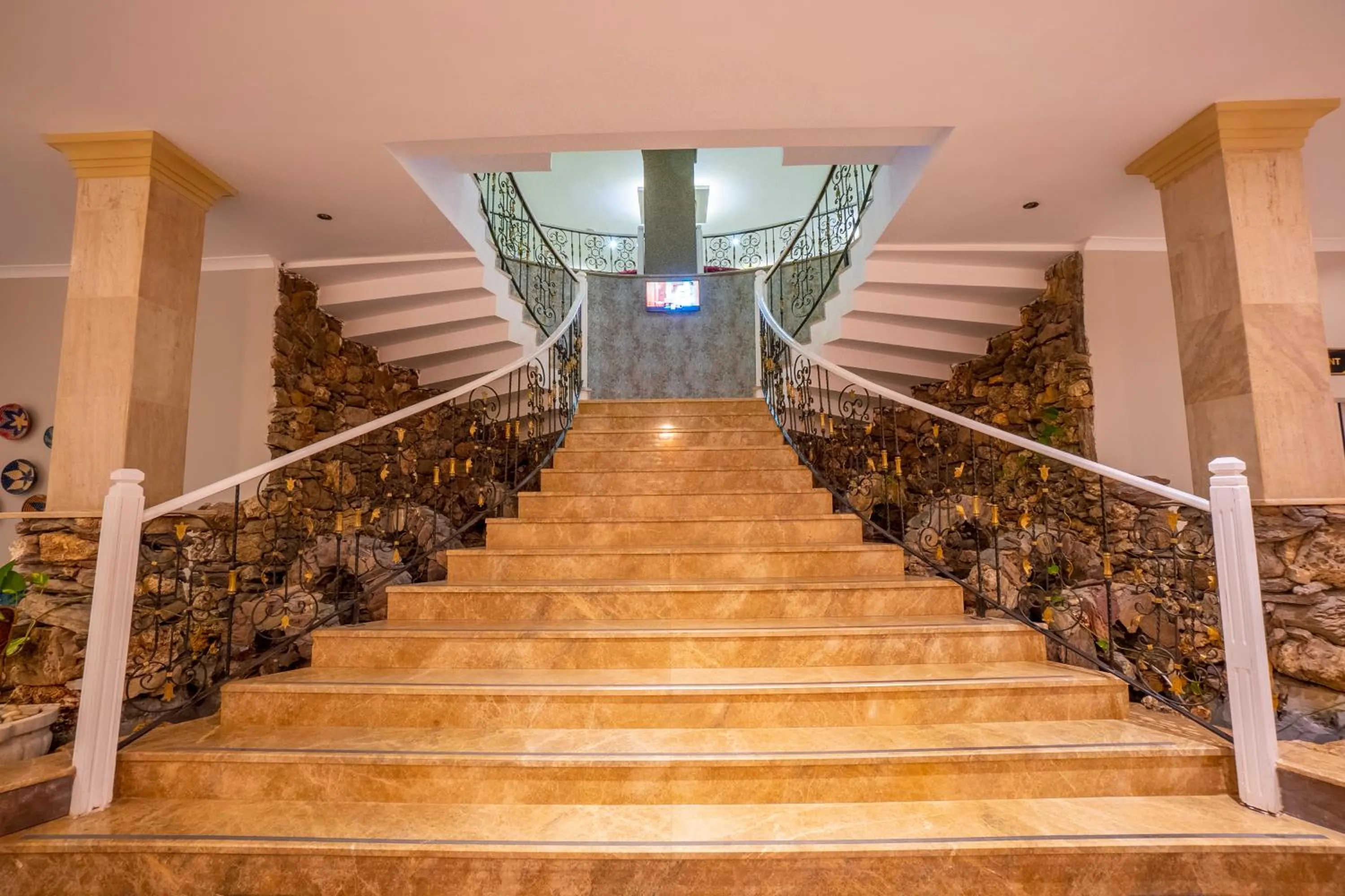 Lobby or reception in Azka Hotel