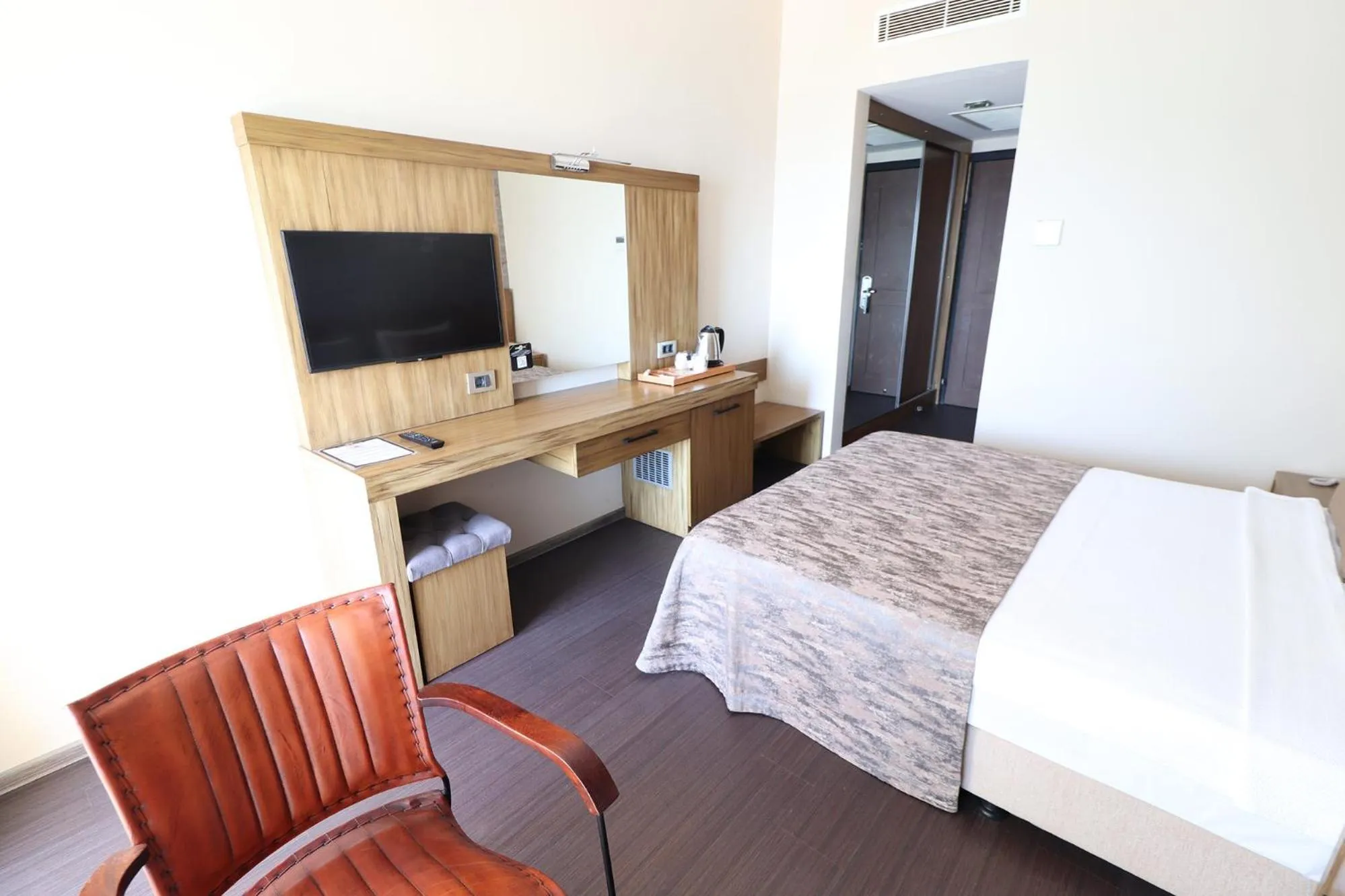 Photo of the whole room, Bed in Azka Hotel