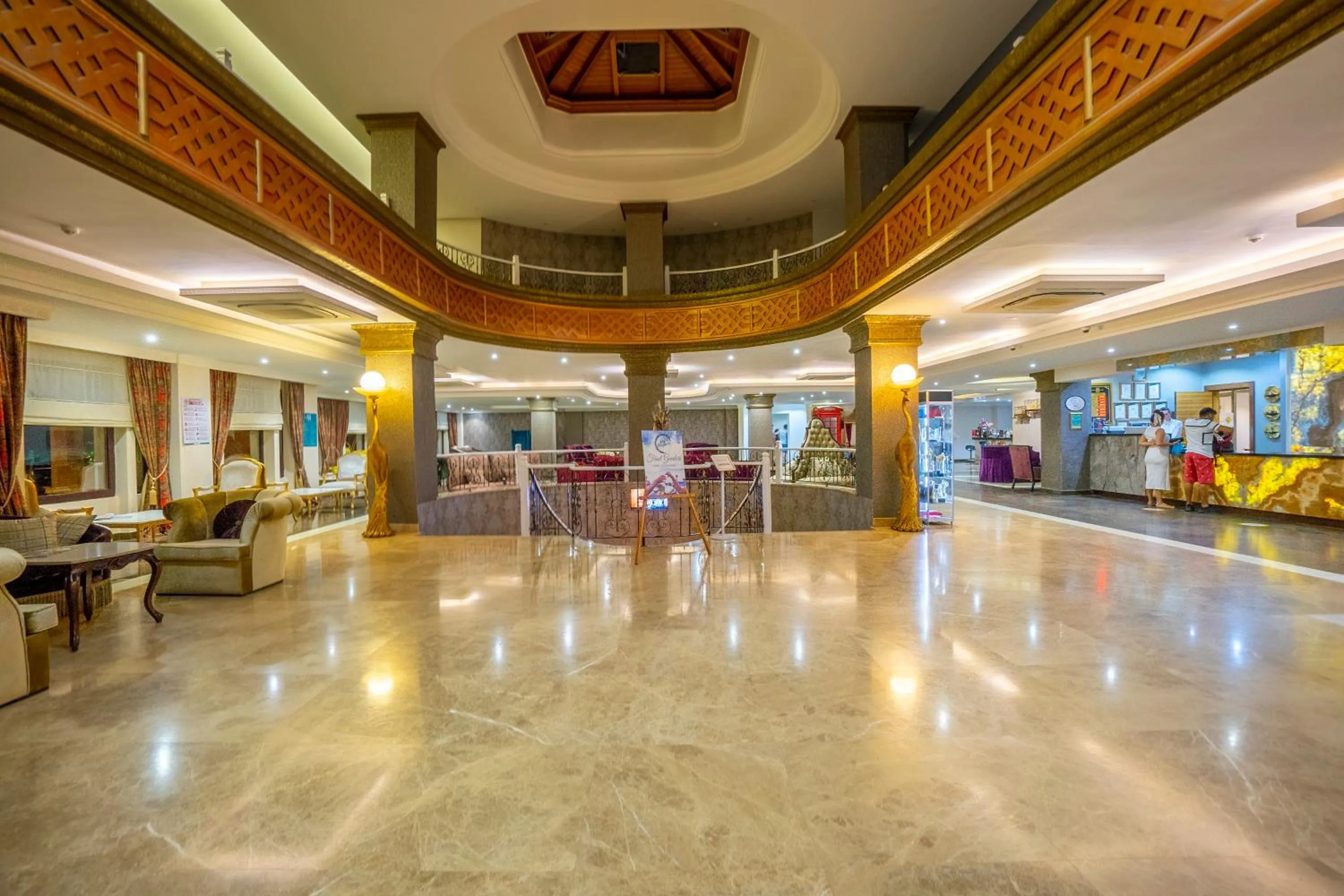 Lobby or reception in Azka Hotel
