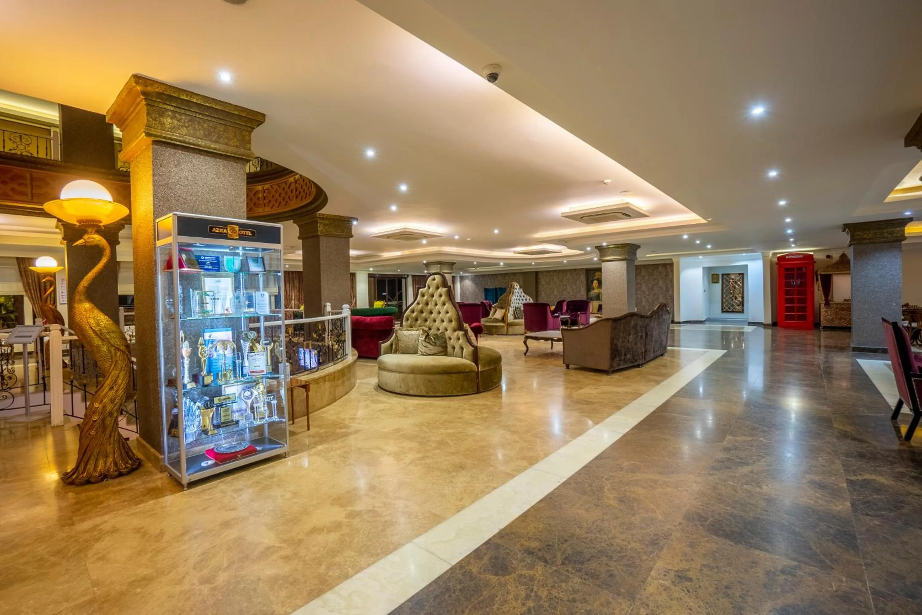 Lobby or reception in Azka Hotel
