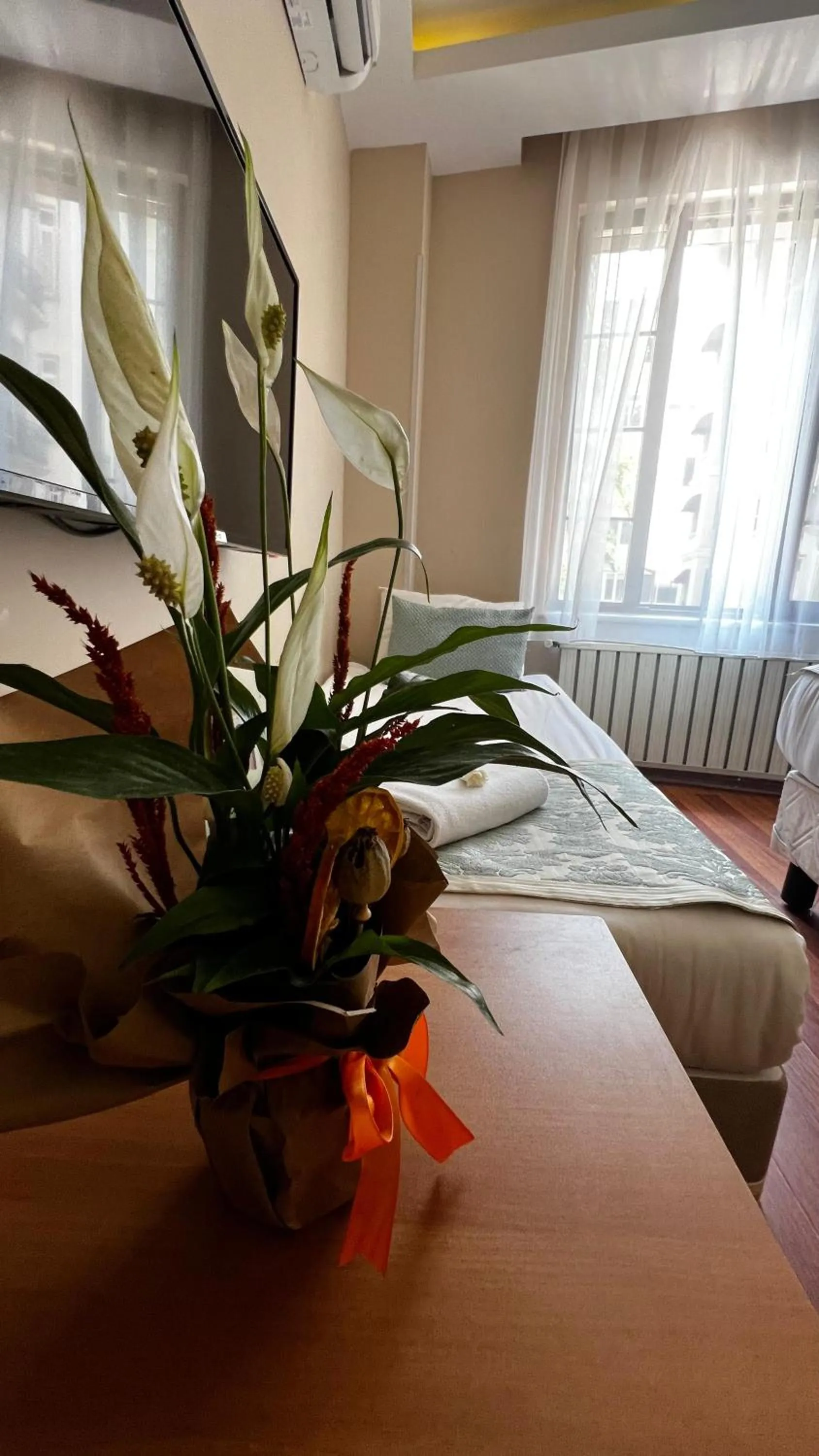 View (from property/room), Bed in Park Star Hotel Taksim