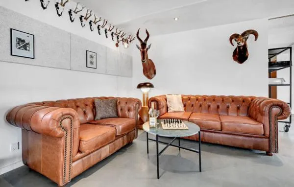 Living room in Hedegaarden