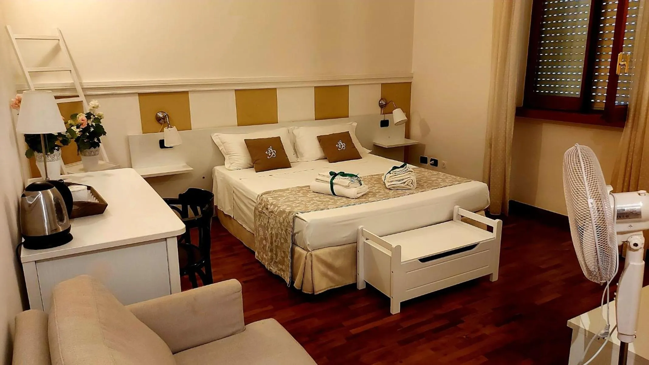 View (from property/room), Bed in Attico Barocco