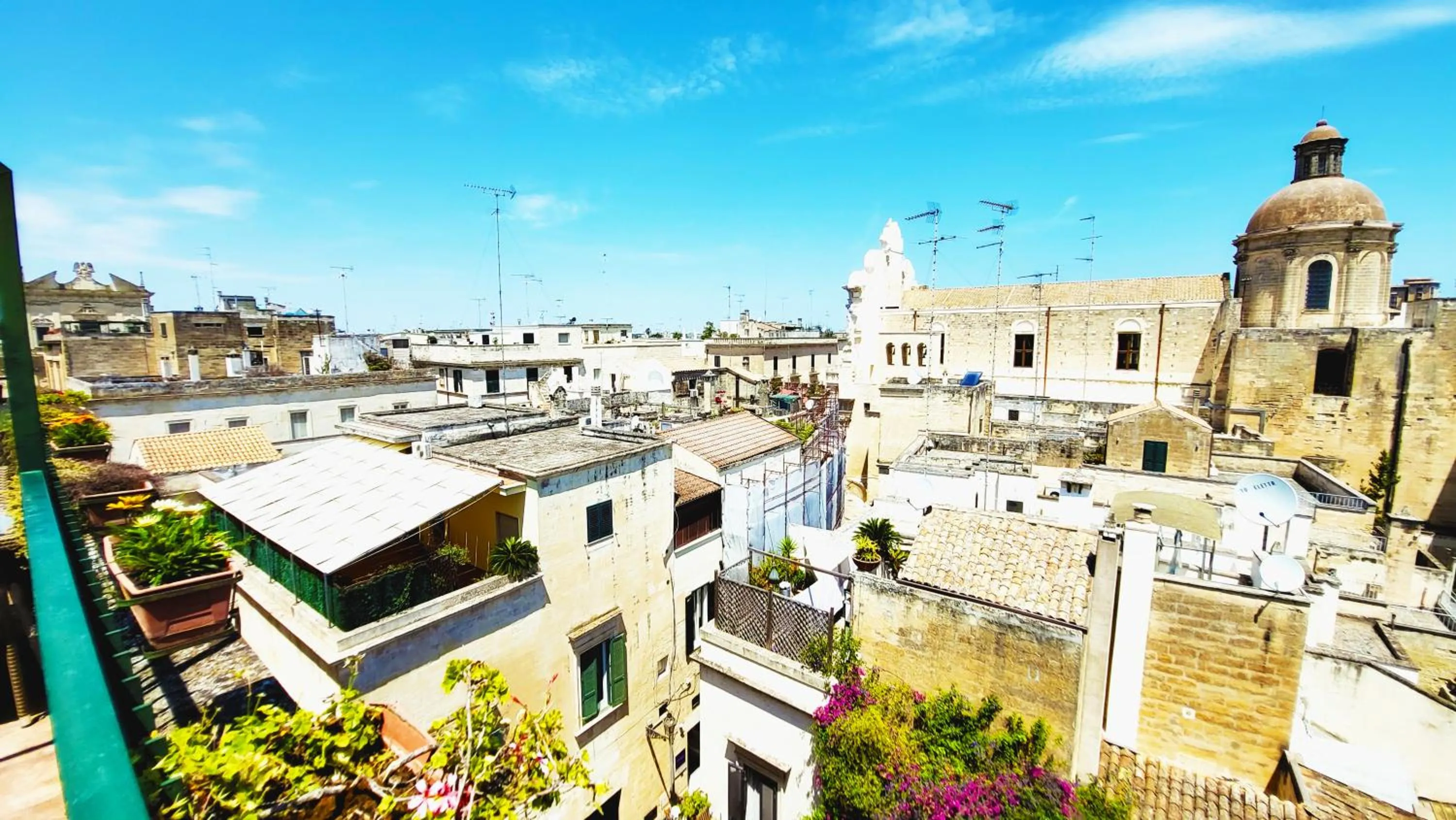 City view in Attico Barocco