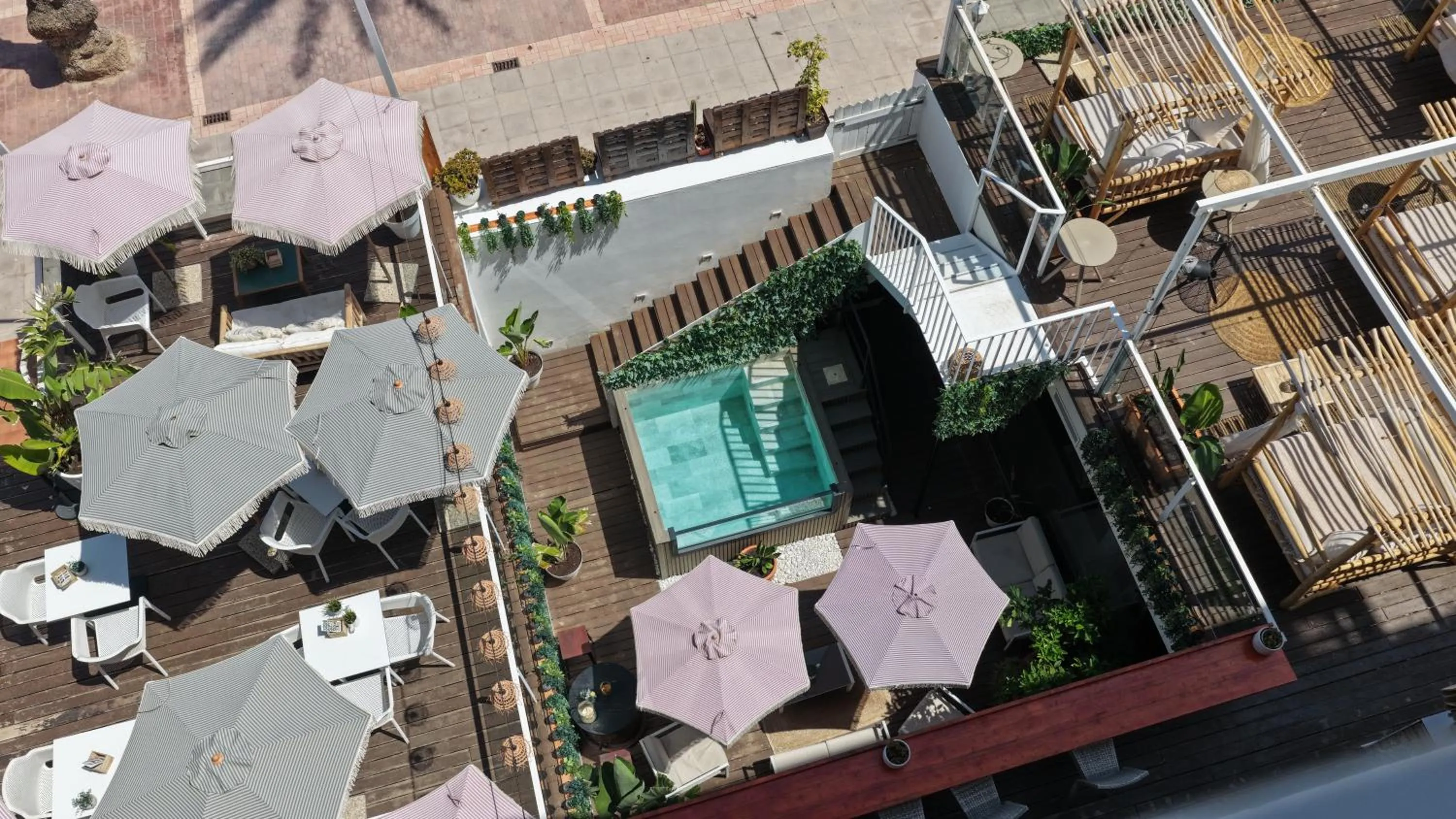 Patio in Meraki Beach Hotel - Only Adults