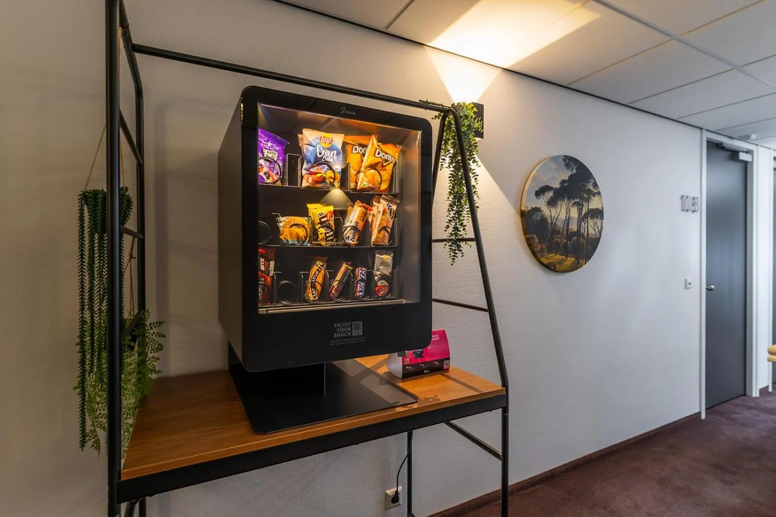 vending machine in Hotel Bru