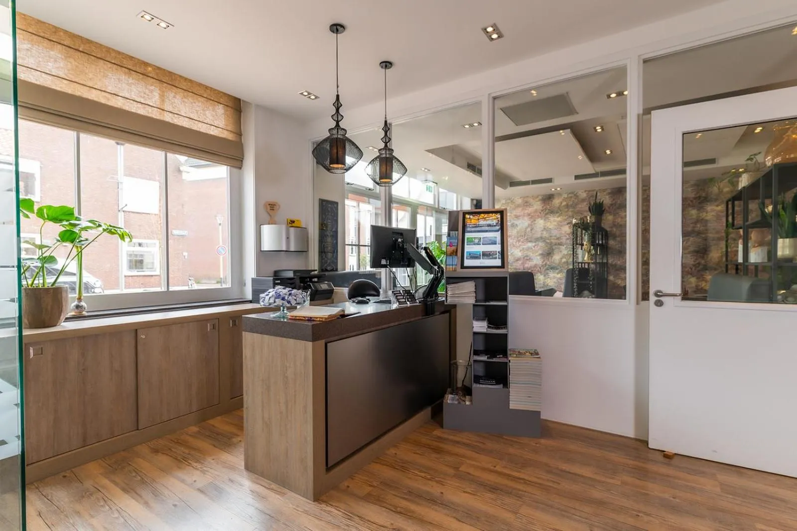 Lobby or reception in Hotel Bru