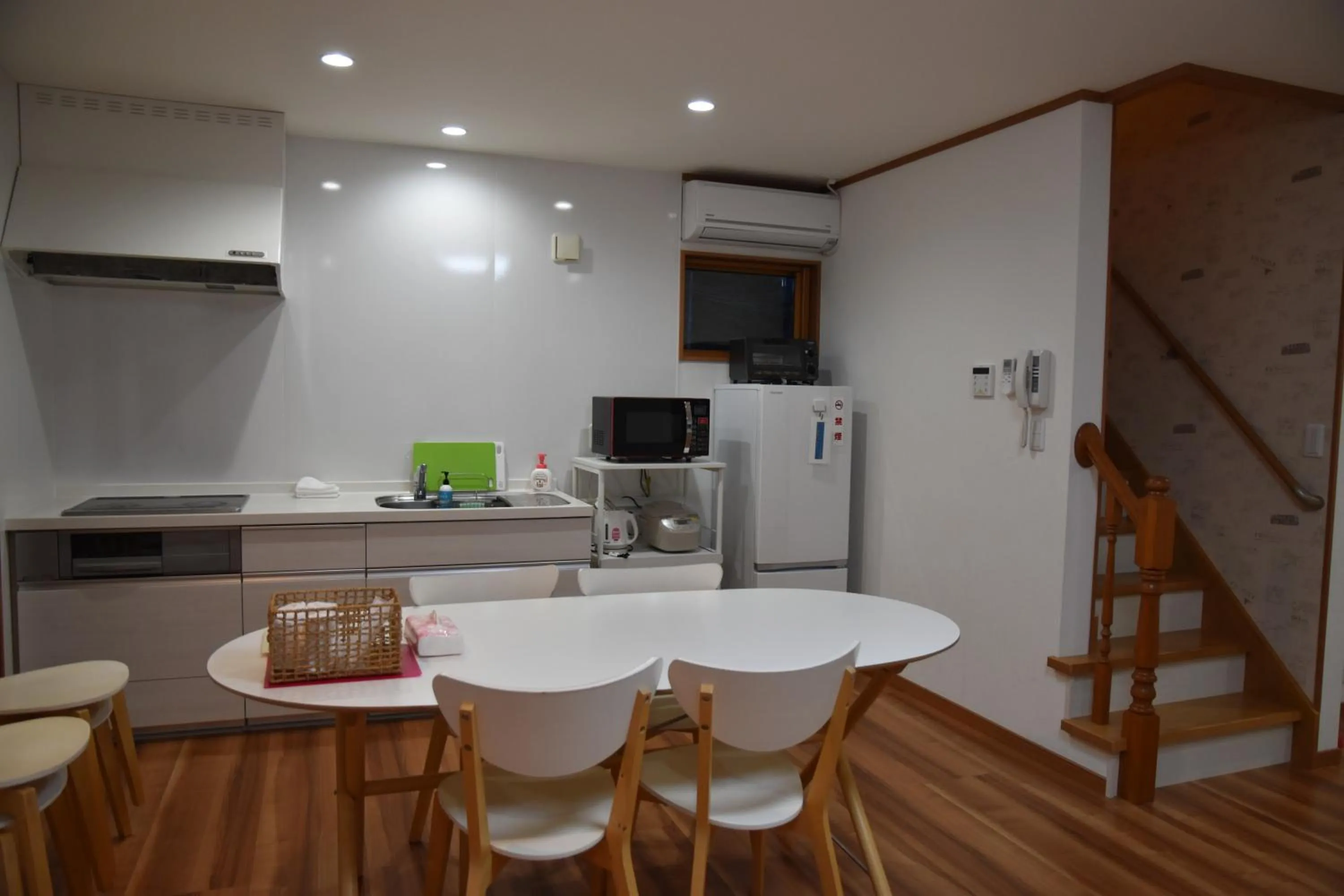 Kitchen or kitchenette in Kawaguchiko Cottage Minami