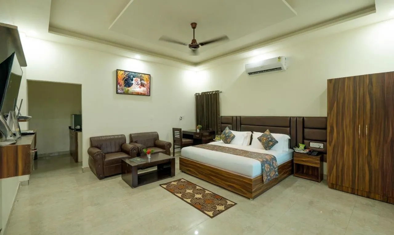 Bed in Corbett Treat Resort By Atya Hotels