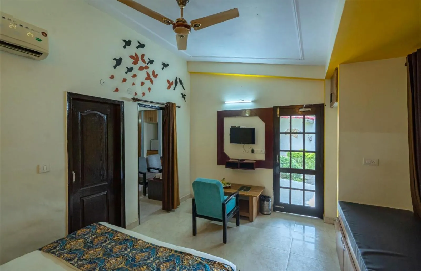 Bed in Corbett Treat Resort By Atya Hotels