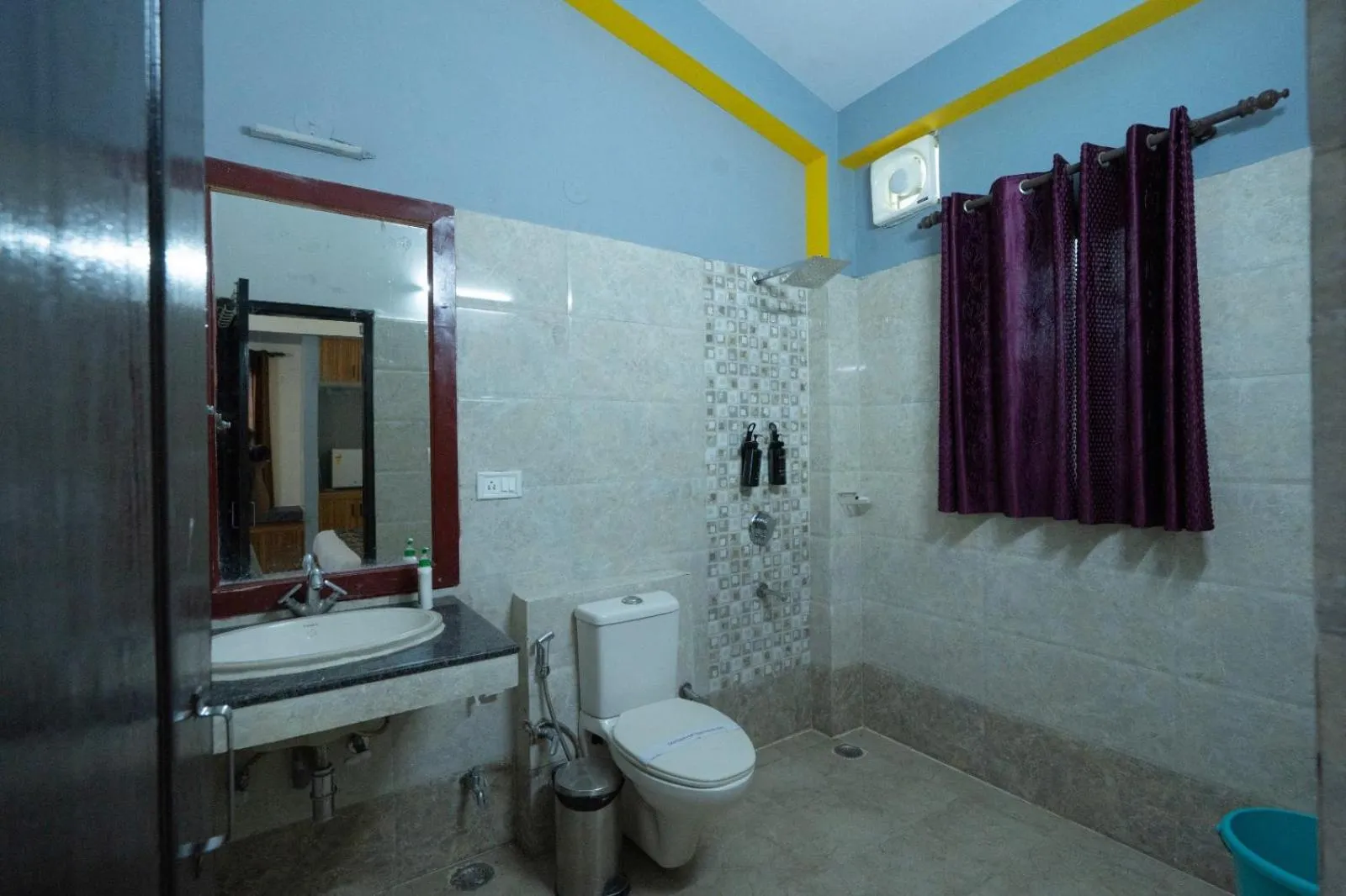 Toilet in Corbett Treat Resort By Atya Hotels