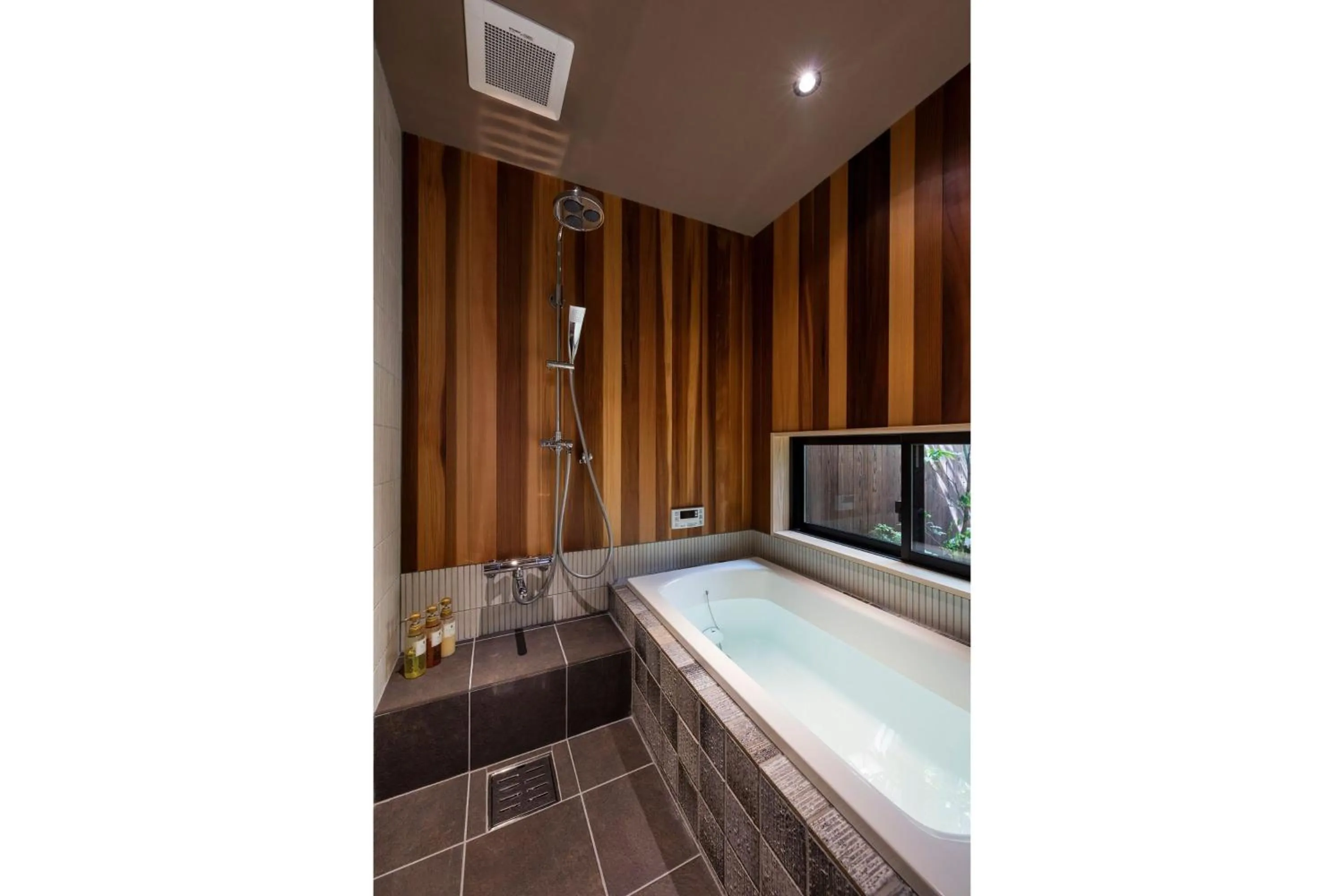 Bathroom in Natsume an Machiya House