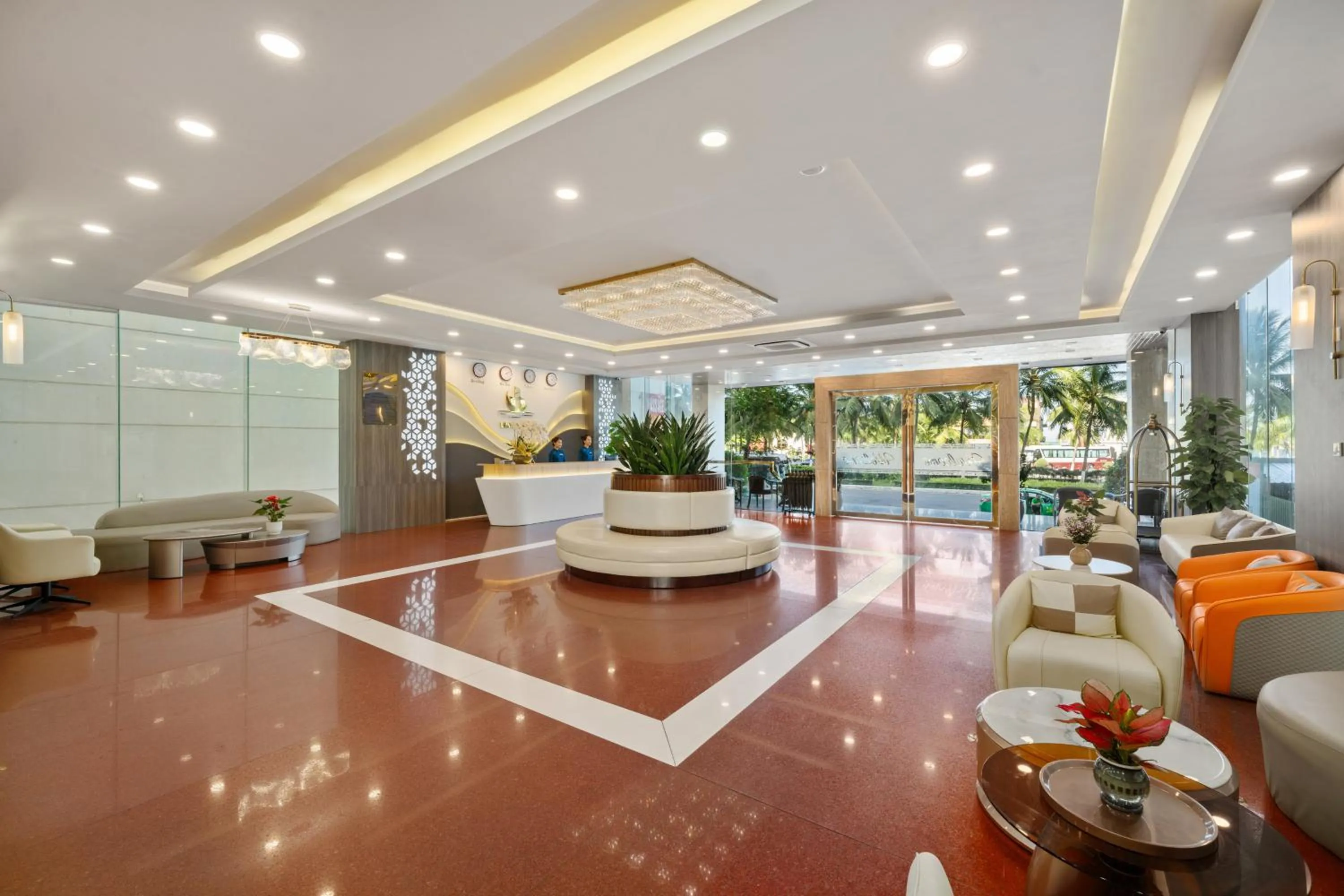 Lobby or reception in Golden Sea 3 Hotel