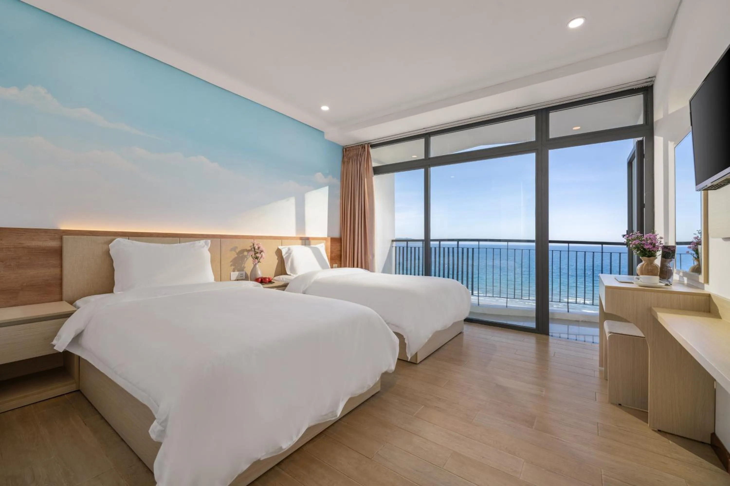 Bed in Golden Sea 3 Hotel