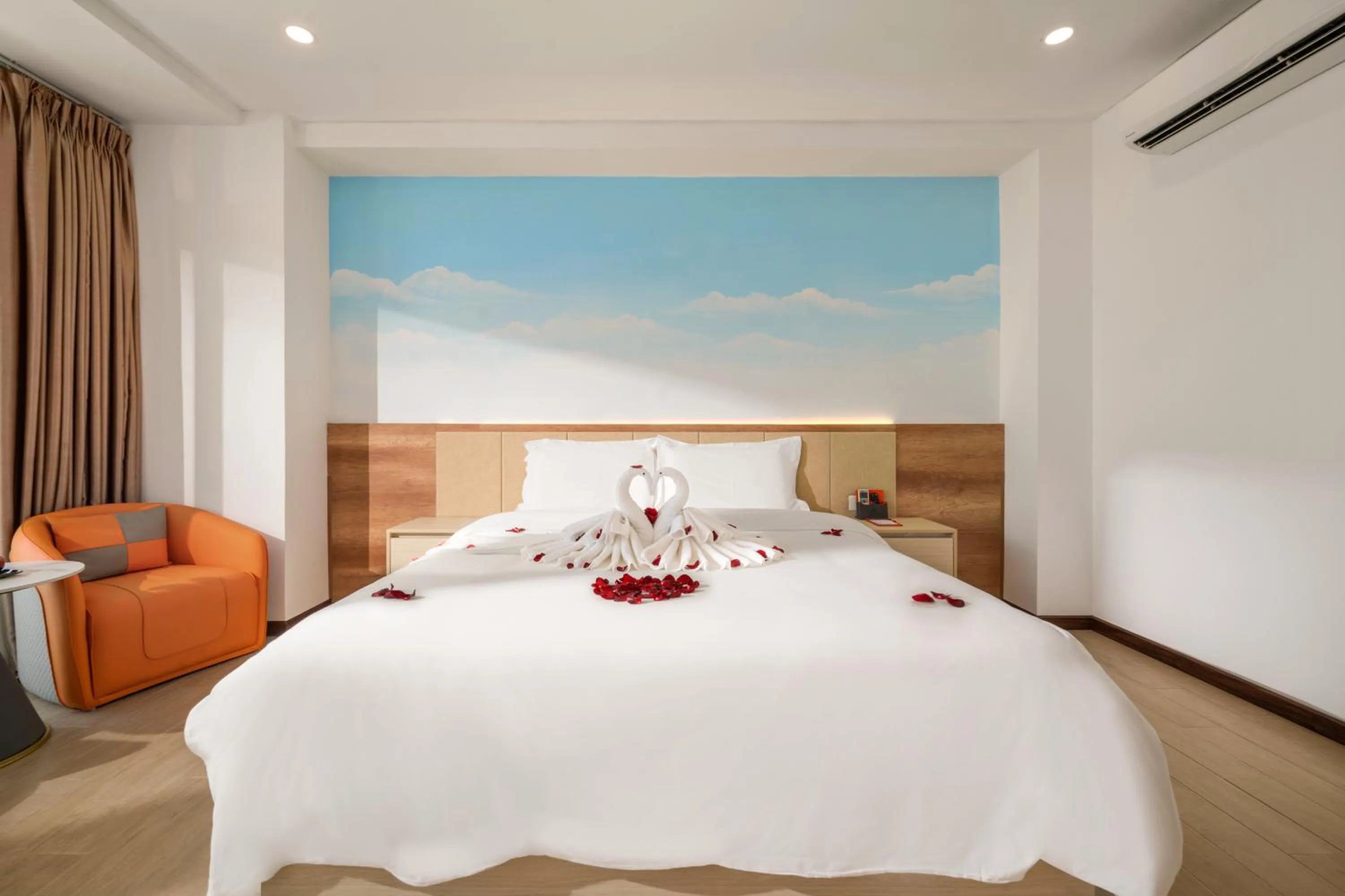 Bed in Golden Sea 3 Hotel