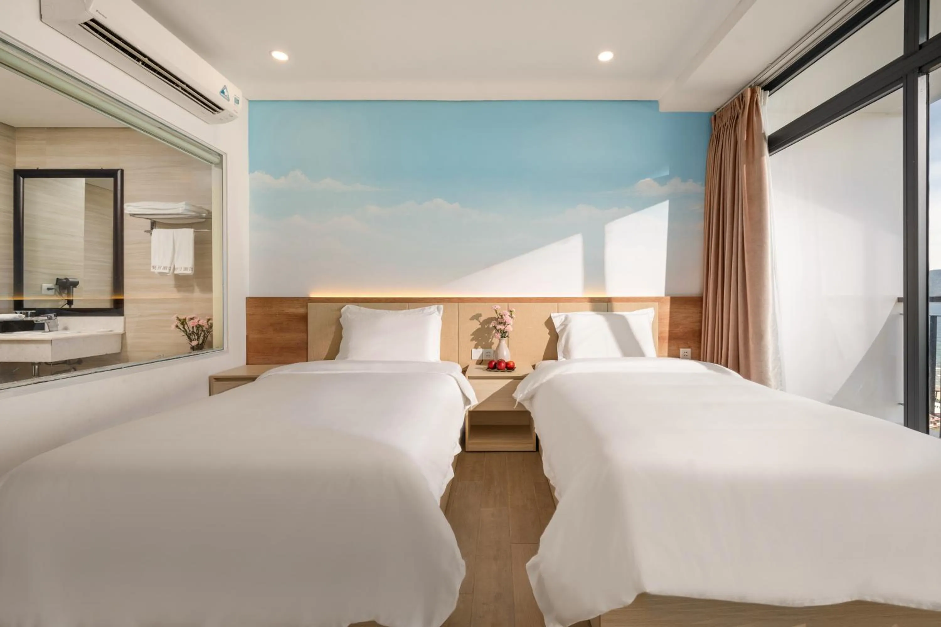 Bed in Golden Sea 3 Hotel