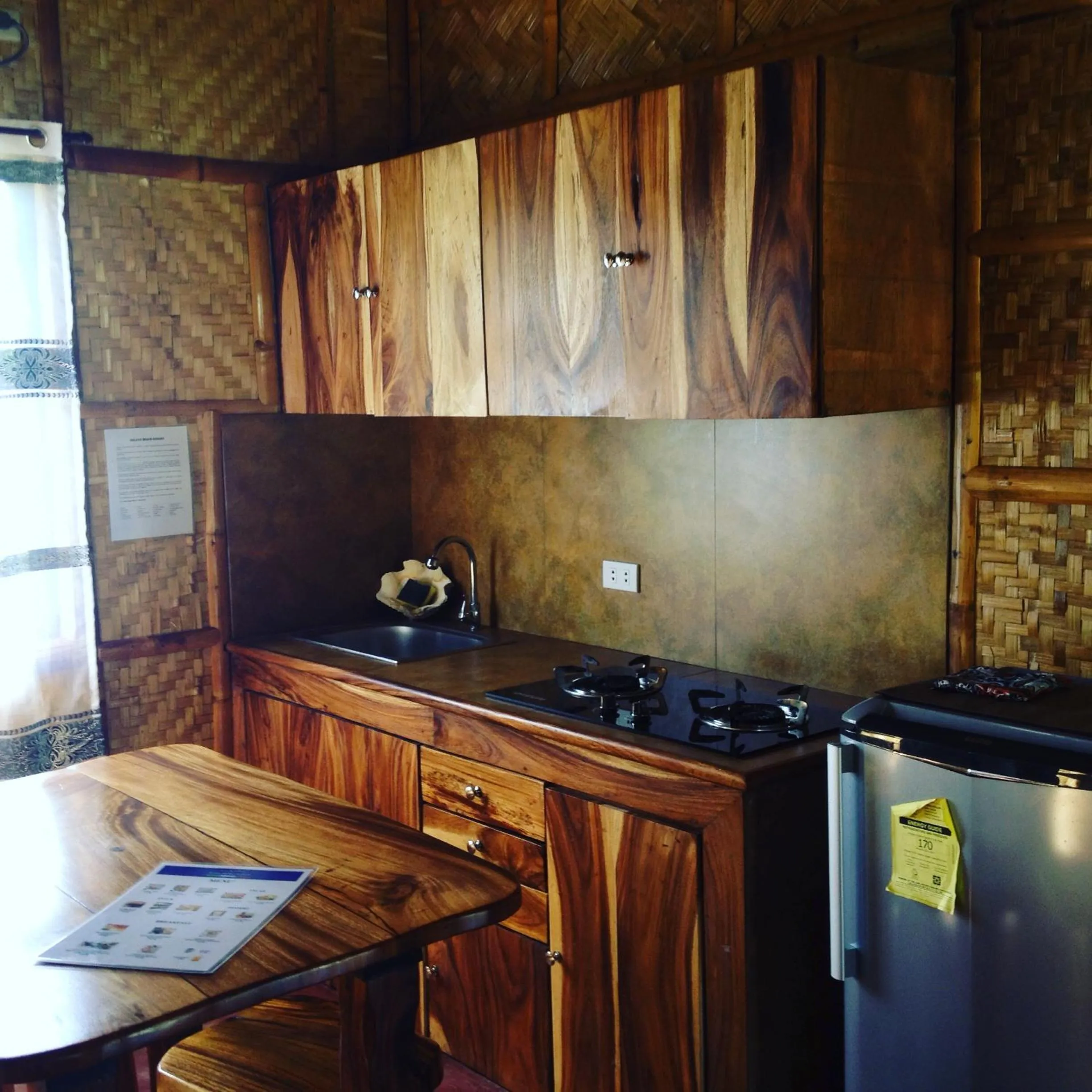 Kitchen or kitchenette in Calayo Beach Resort