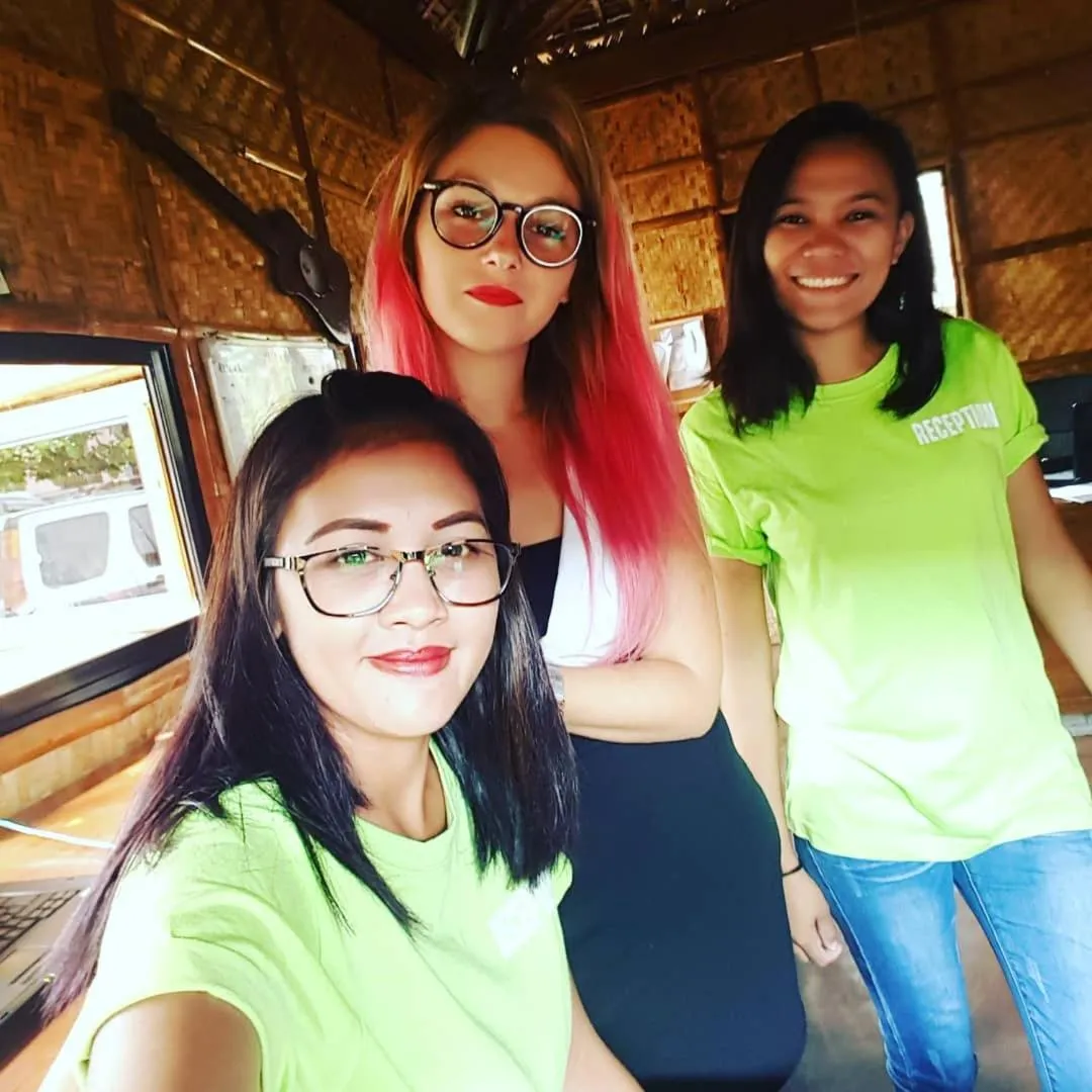 Staff in Calayo Beach Resort