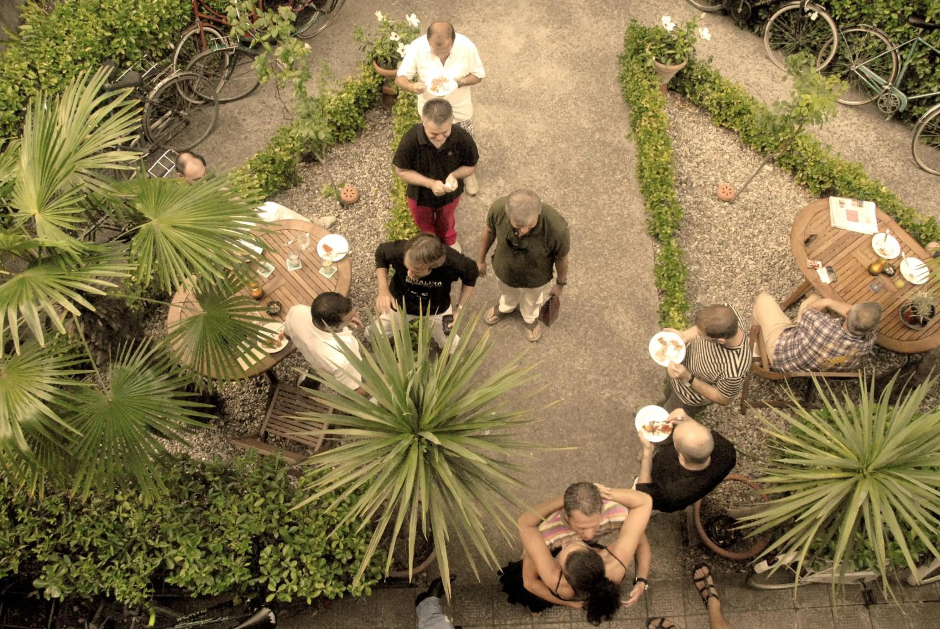 group of guests in Le Villi FRIENDLY B&B