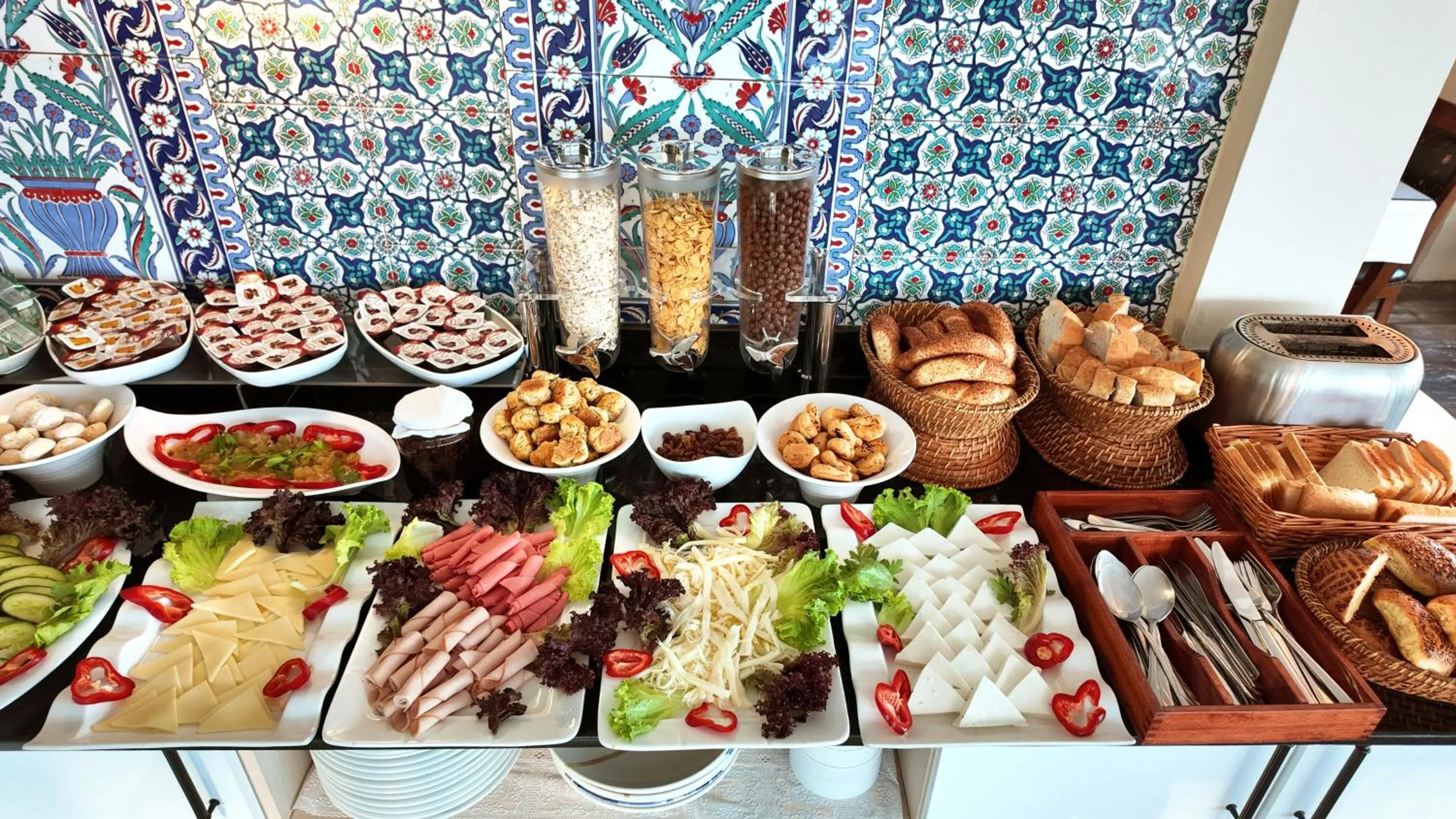 Buffet breakfast in Aldem Hotel