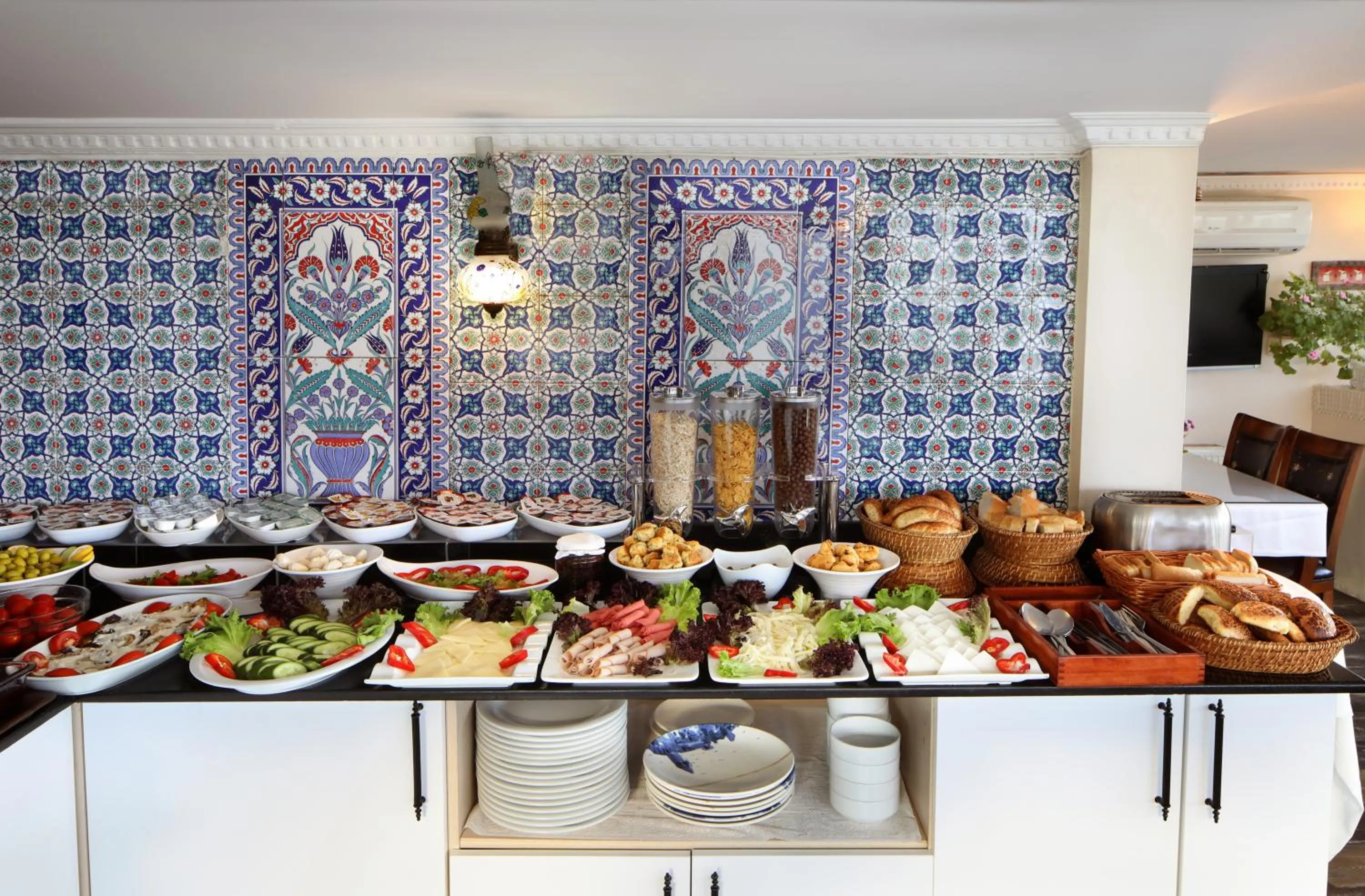 Buffet breakfast in Aldem Hotel