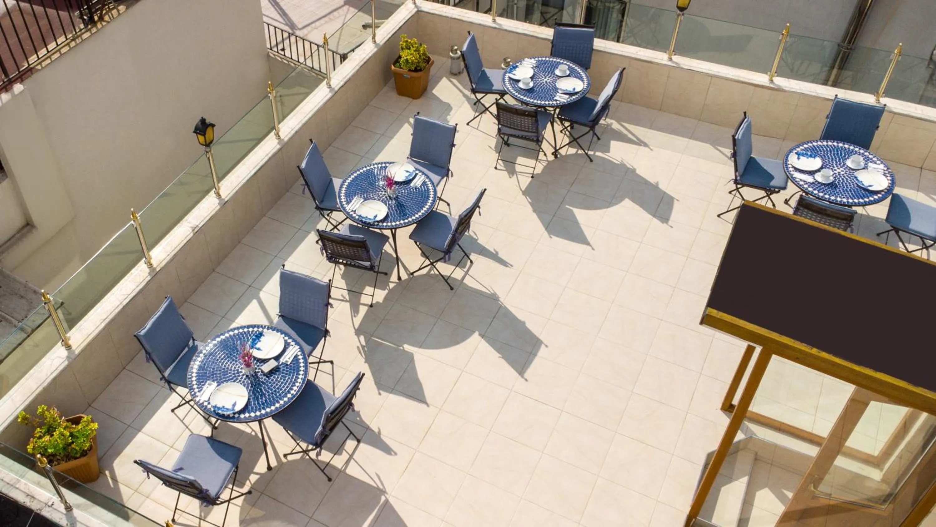Patio in Aldem Hotel