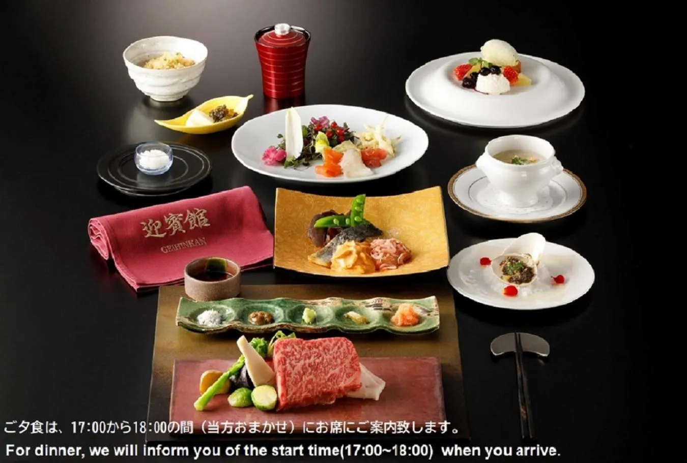 Dinner in Hakone Kowakien Tenyu