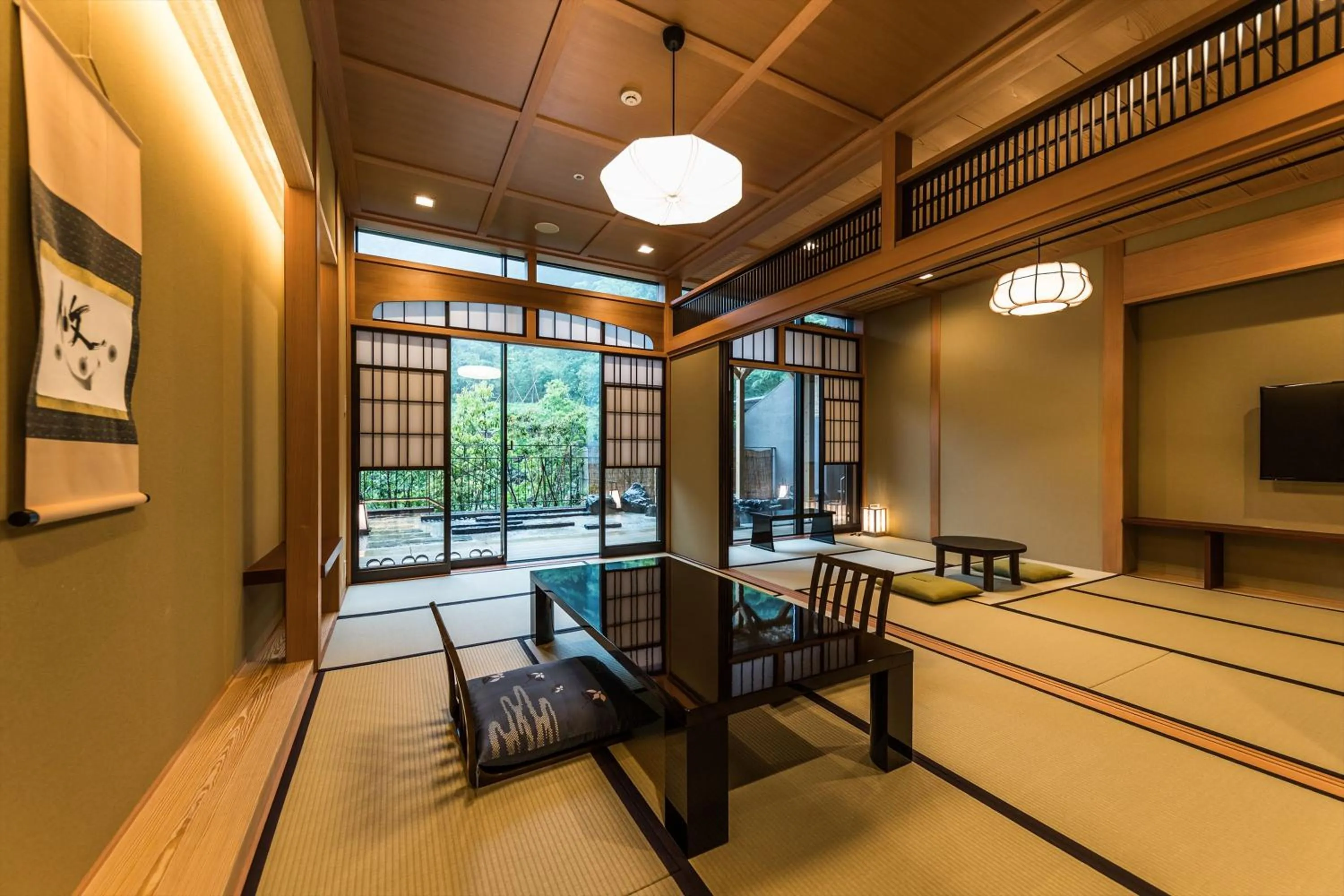 Photo of the whole room, Bed in Hakone Kowakien Tenyu