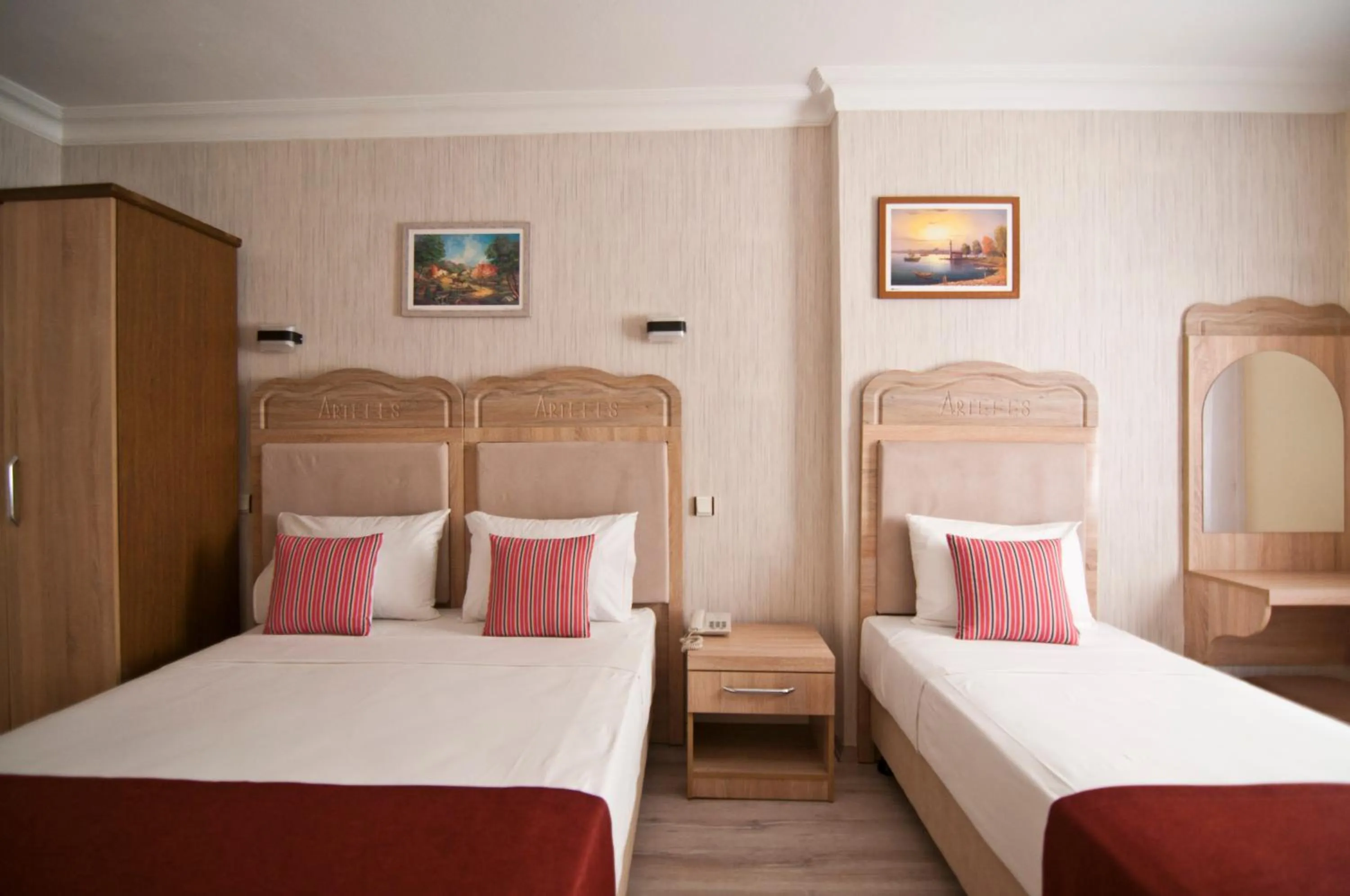 Bed in Artefes Hotel Old City