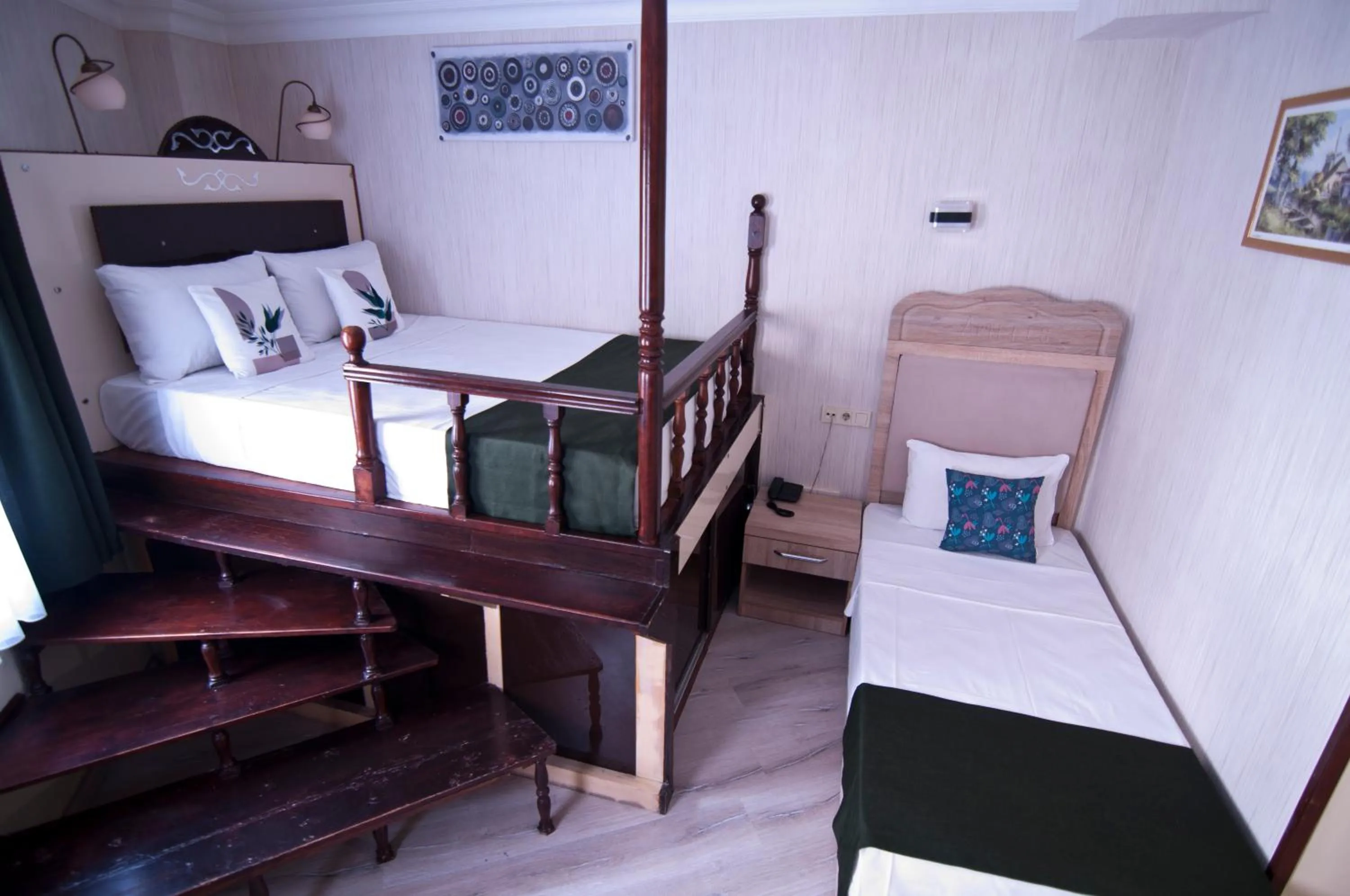 Bed in Artefes Hotel Old City