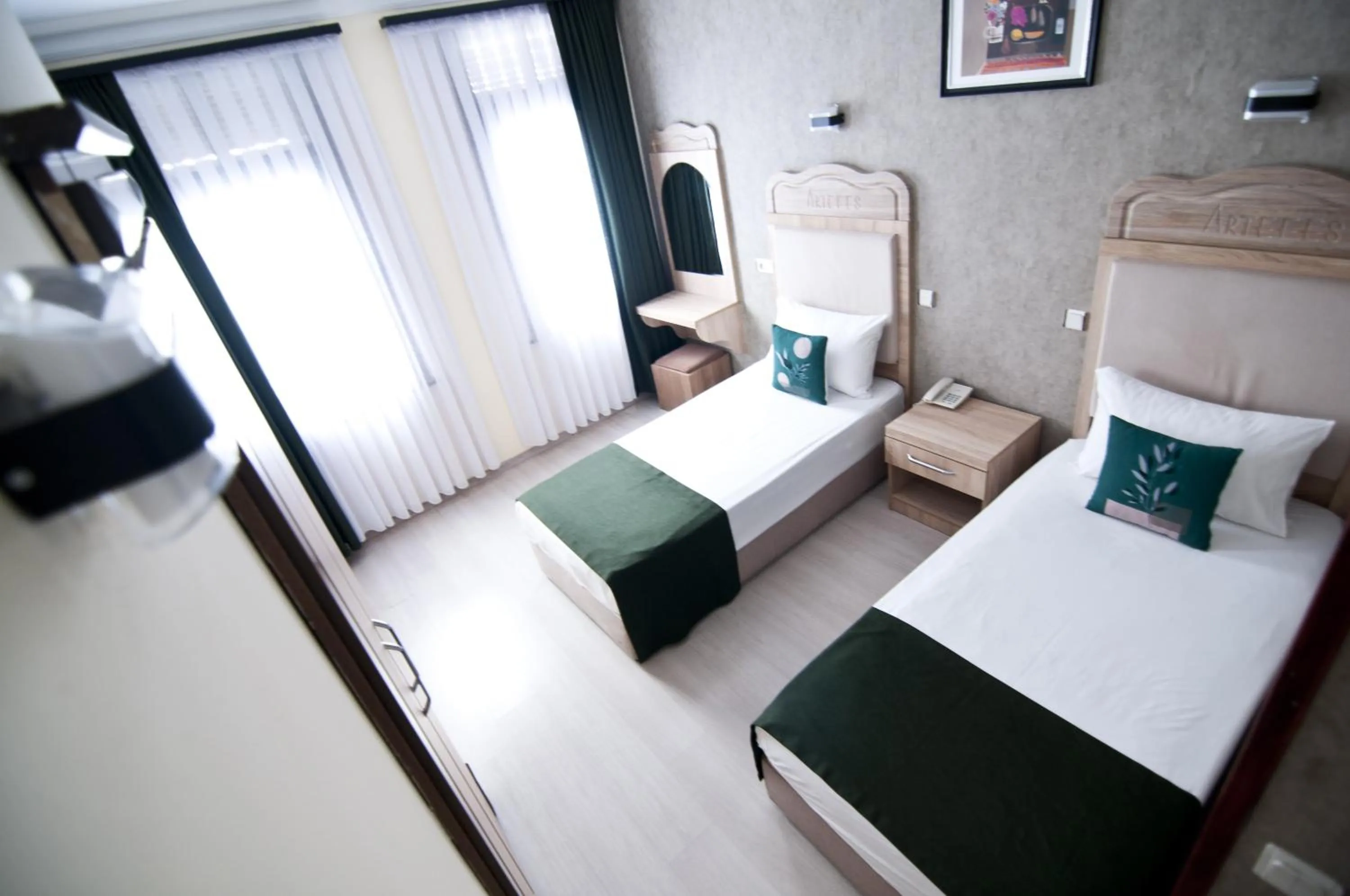 Bed in Artefes Hotel Old City