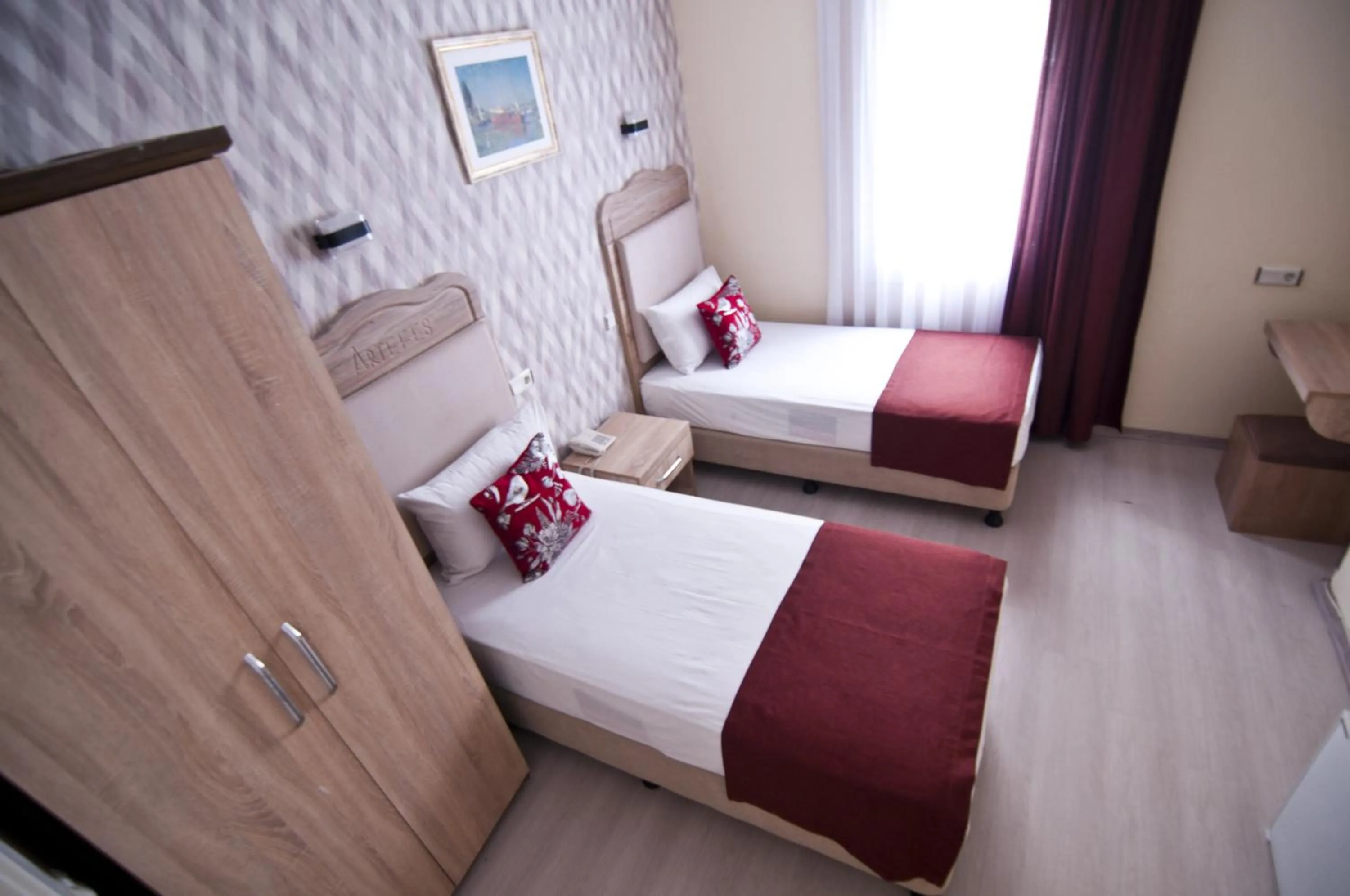 Bed in Artefes Hotel Old City