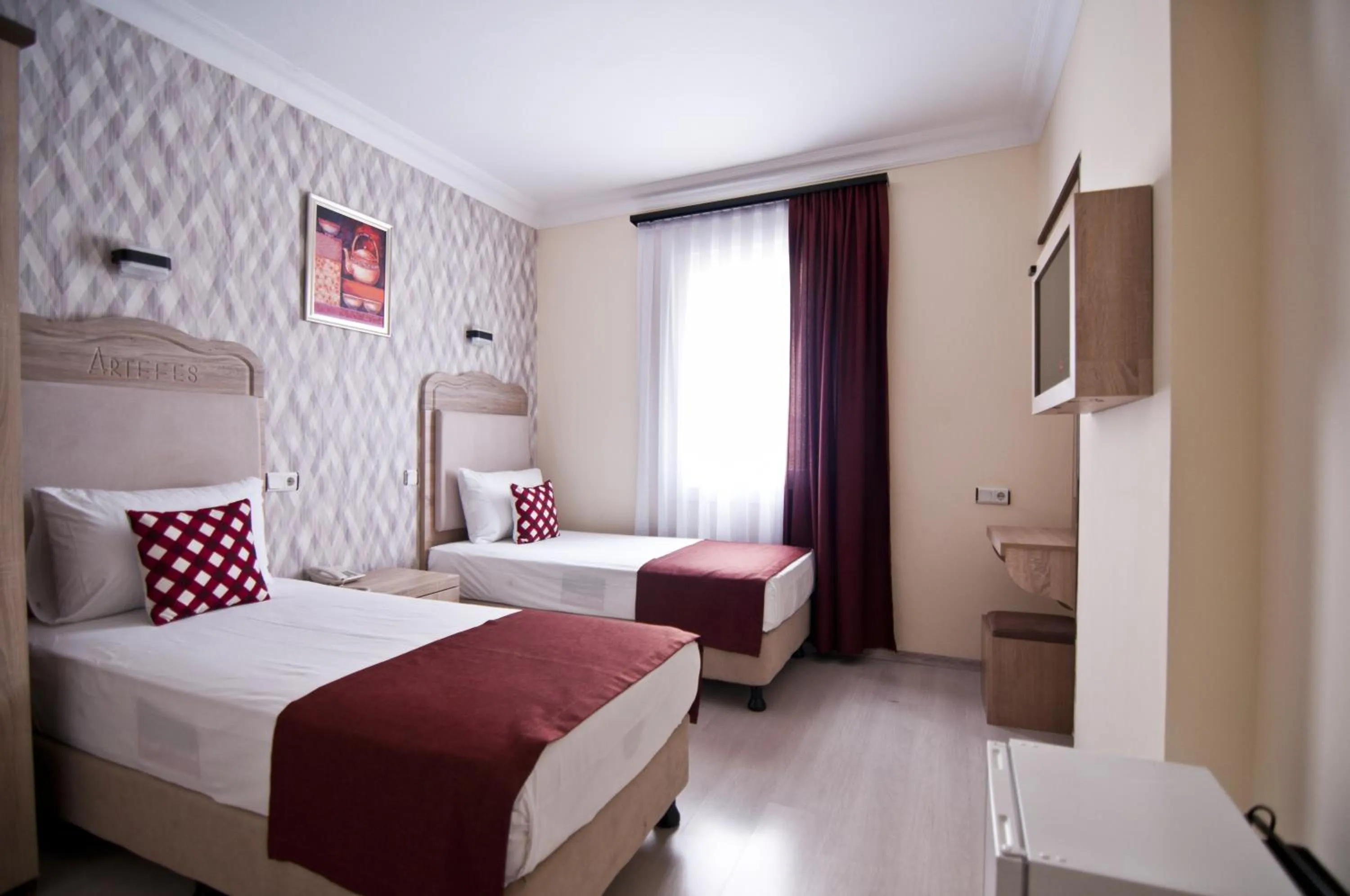 Bed in Artefes Hotel Old City