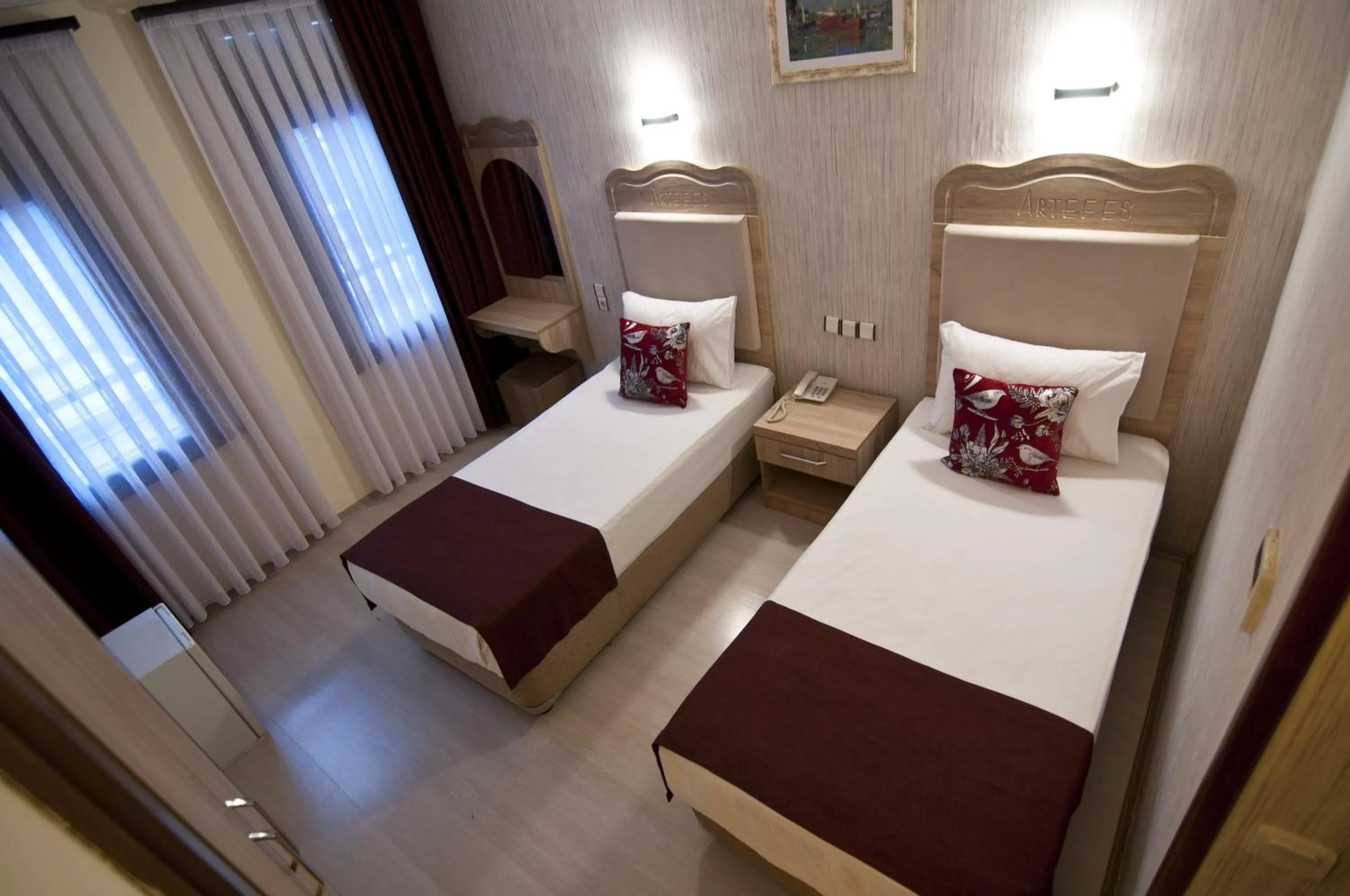 Bed in Artefes Hotel Old City