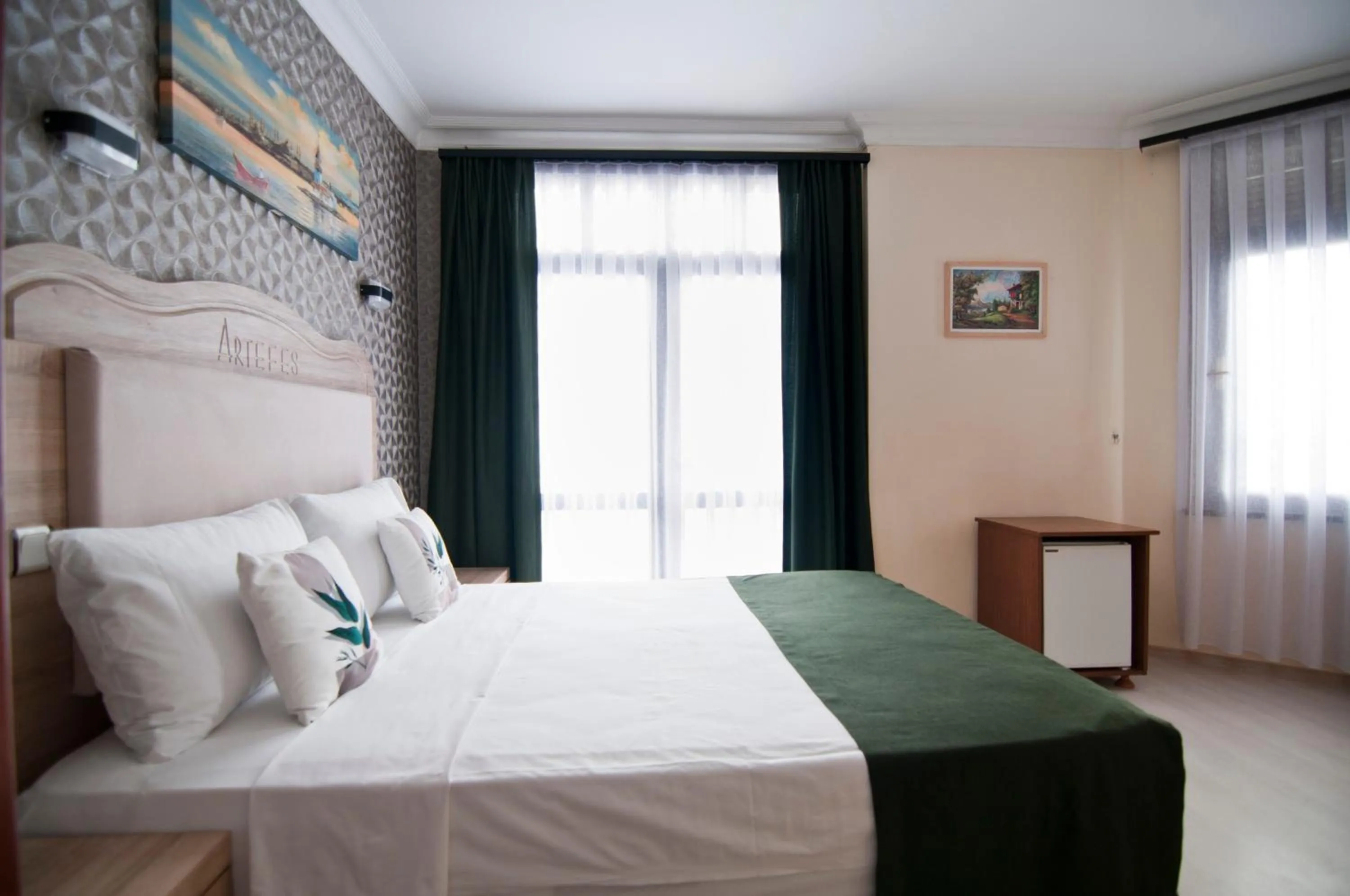 Bed in Artefes Hotel Old City