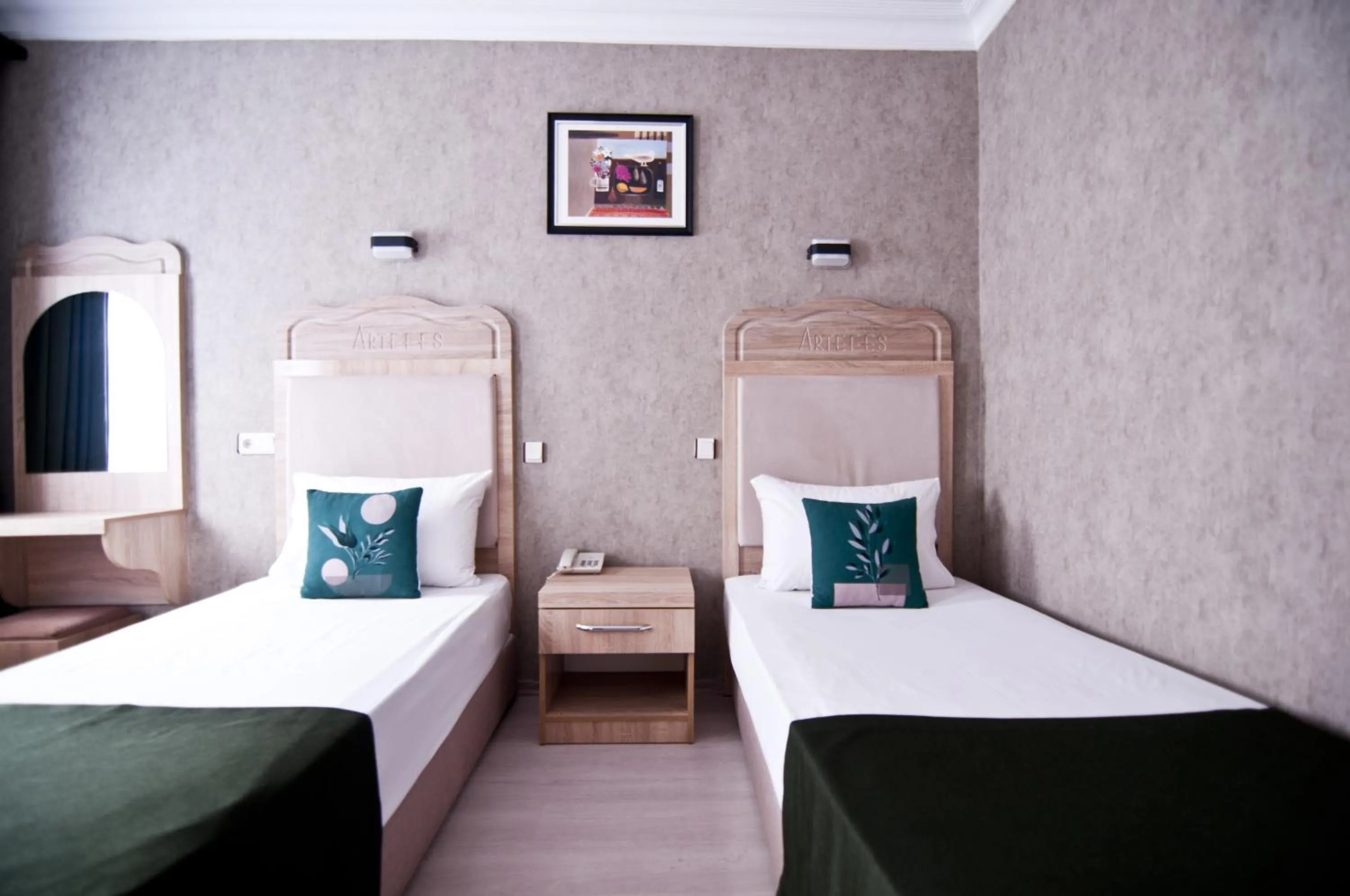 Bed in Artefes Hotel Old City