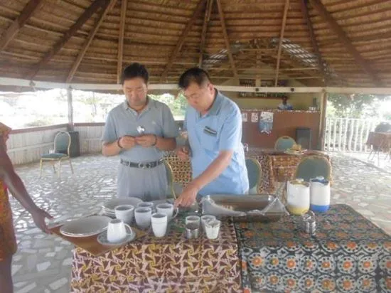 Breakfast in Abuesi Beach Resort