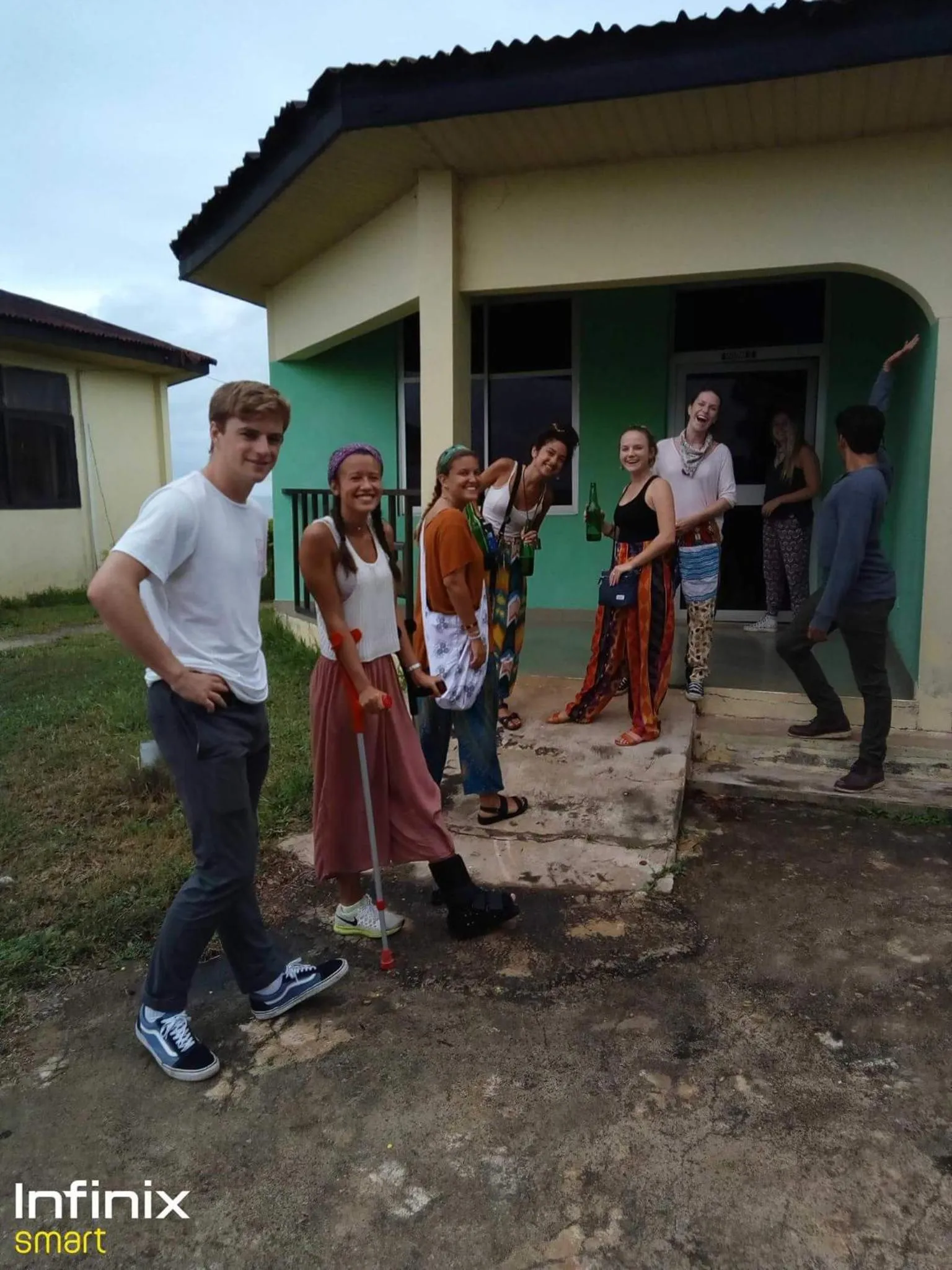 People in Abuesi Beach Resort