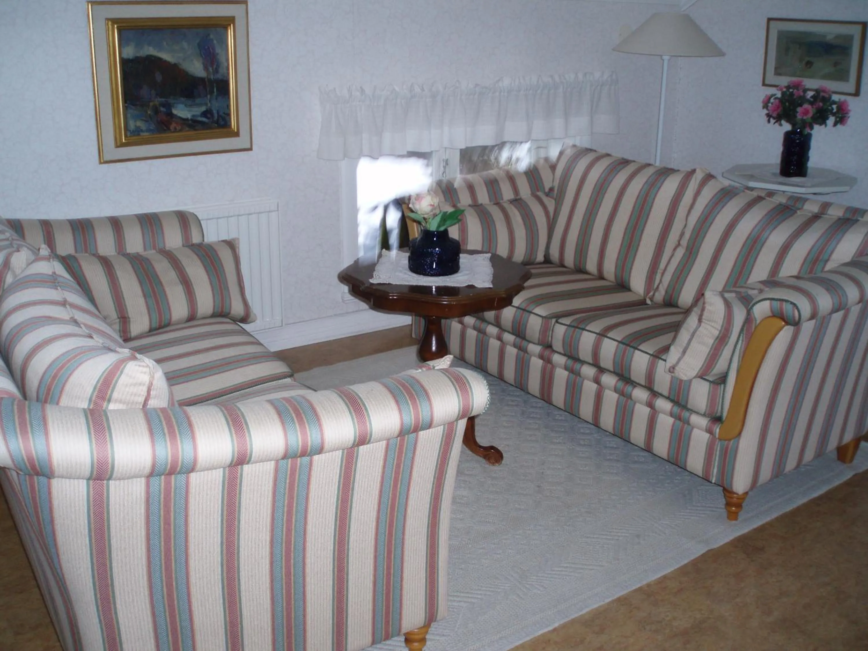 Seating area in Åkerby Herrgård