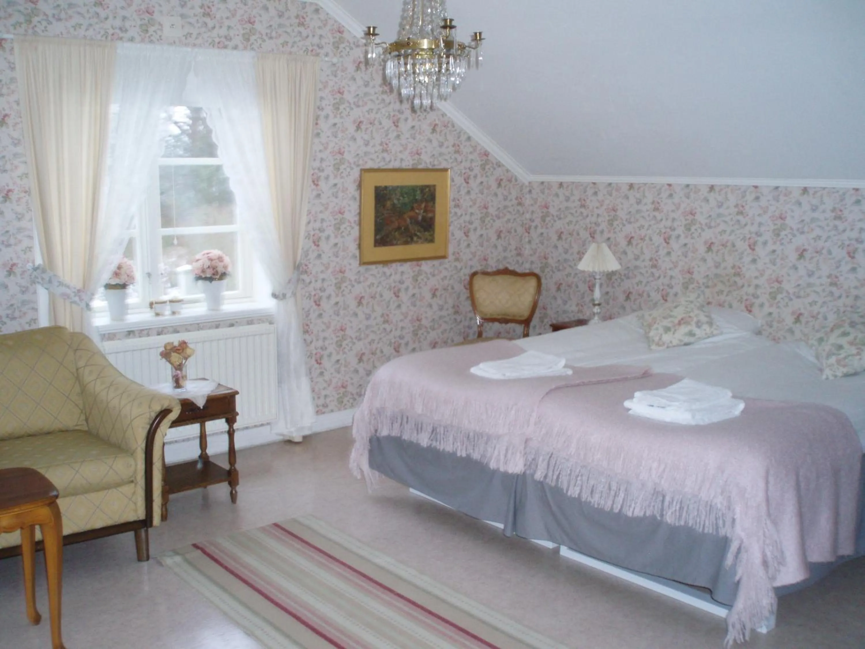 Photo of the whole room, Bed in Åkerby Herrgård