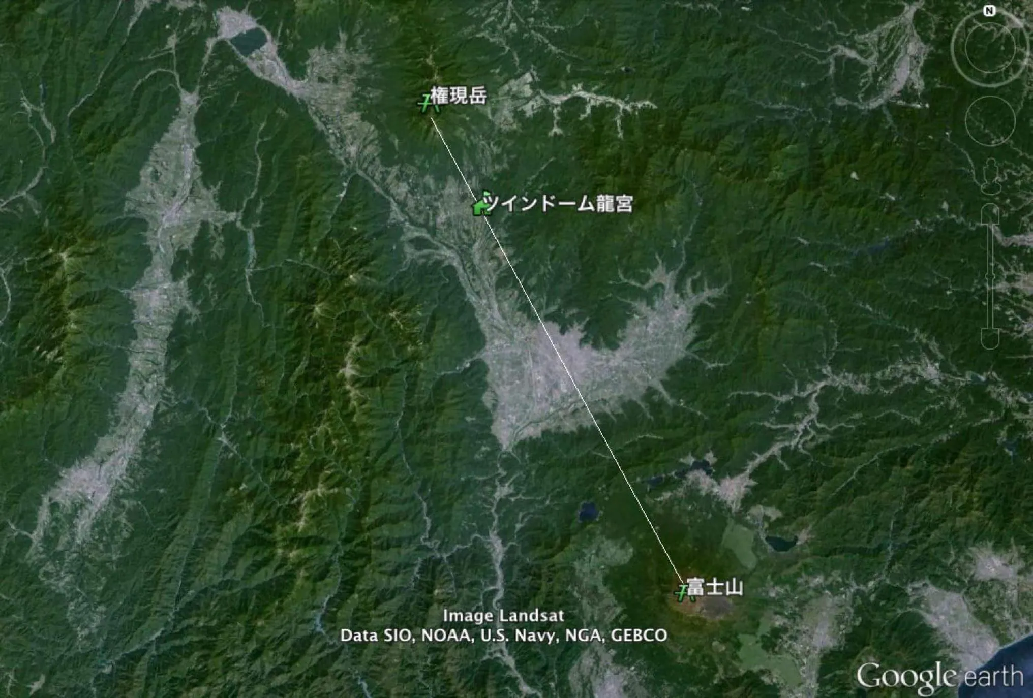 Location in Twin Dome Ryugu