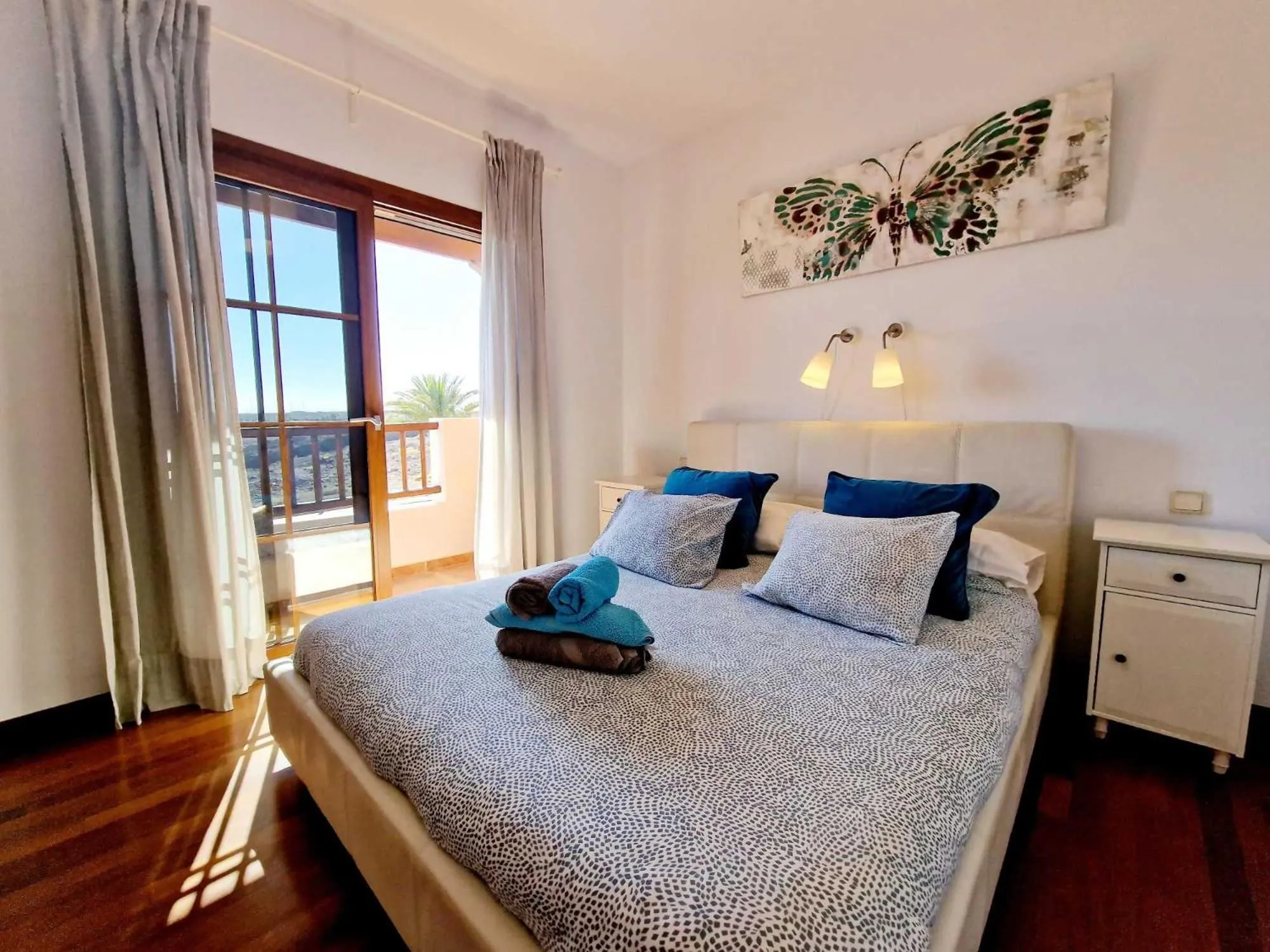 Bed in Casa Daniela en Costa Teguise