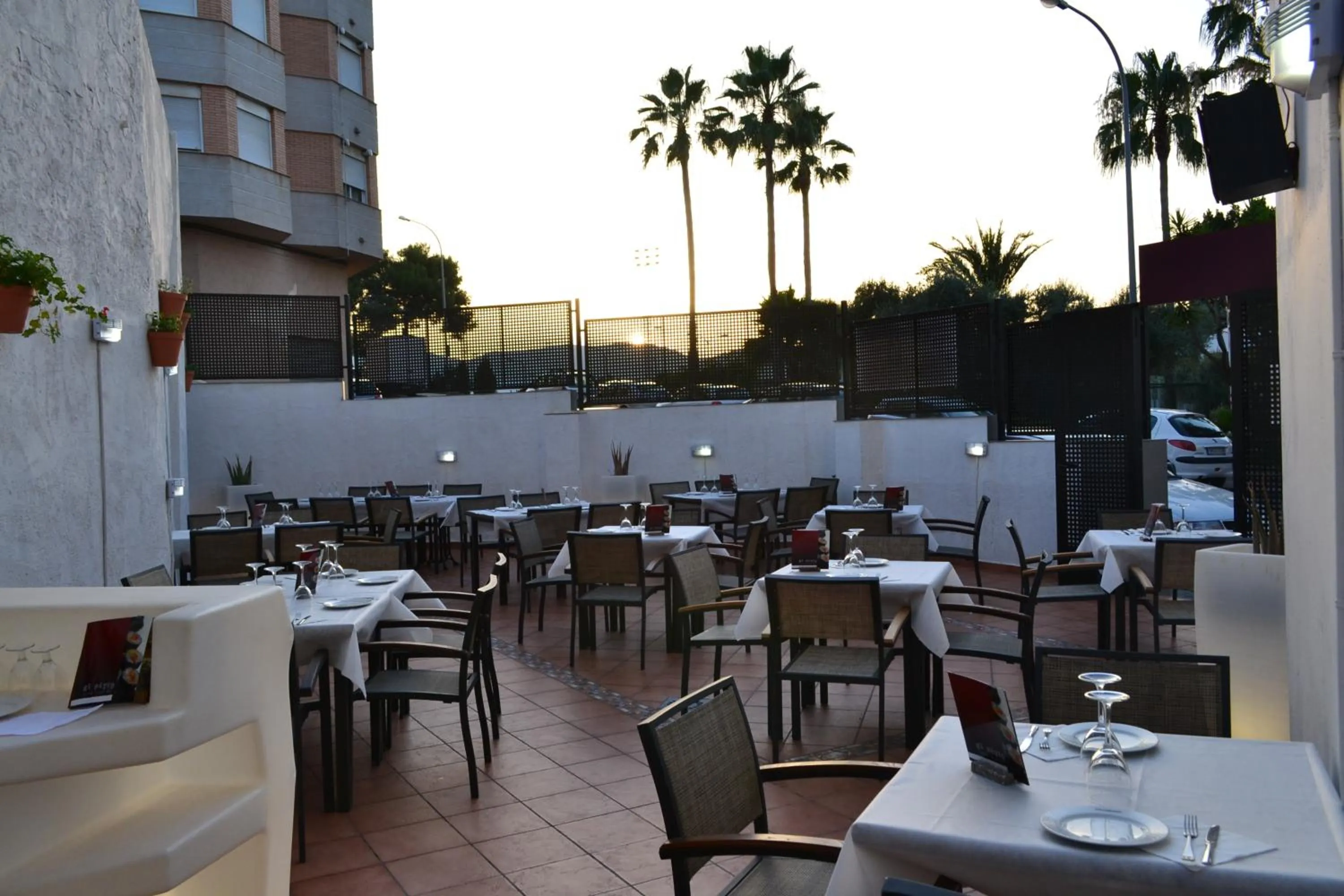 Patio in Gran Hotel Toledo