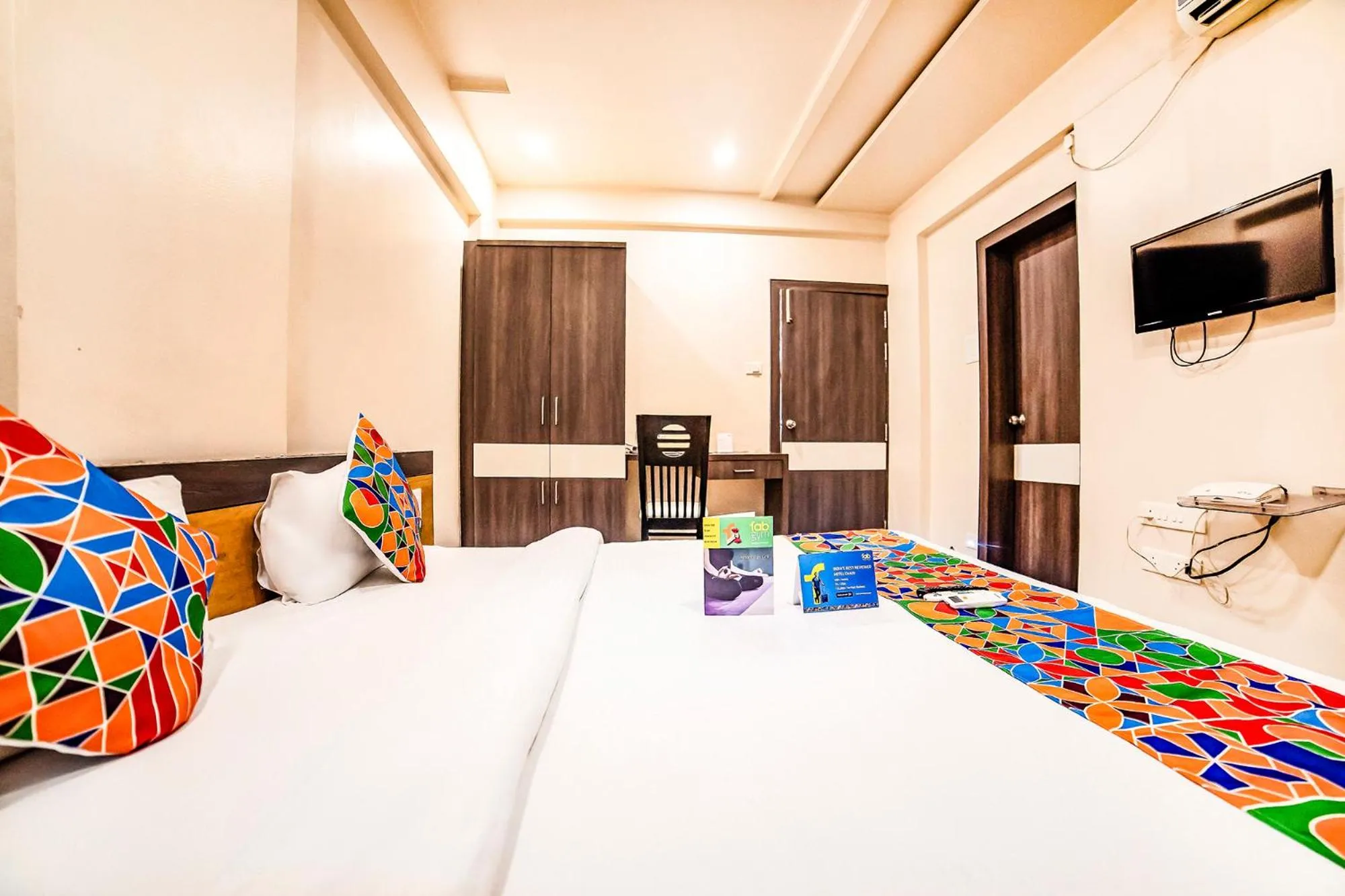 Bedroom, Bed in FabHotel Imperio - Nr Baner Hill